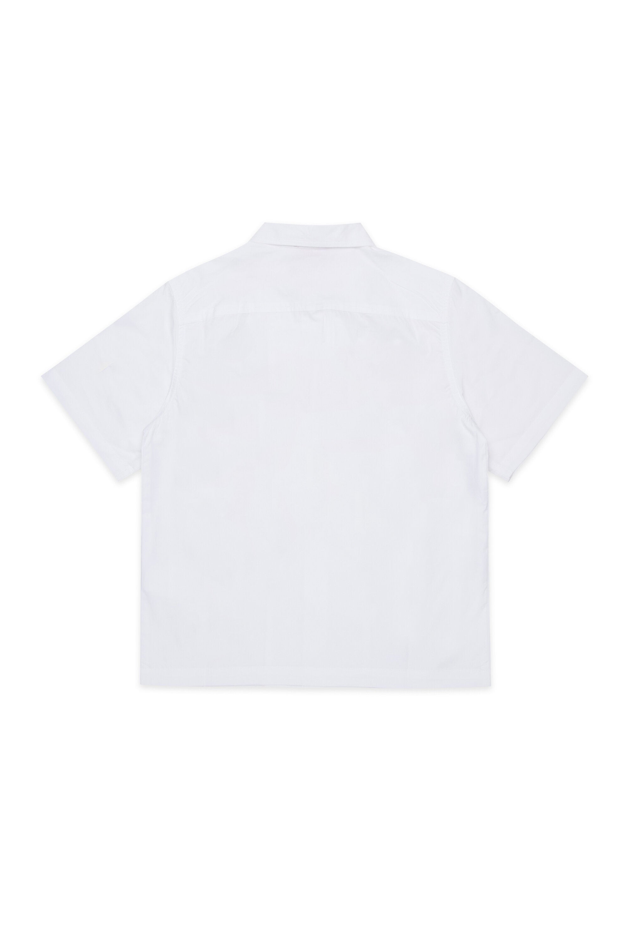 Short-sleeved shirt with logo