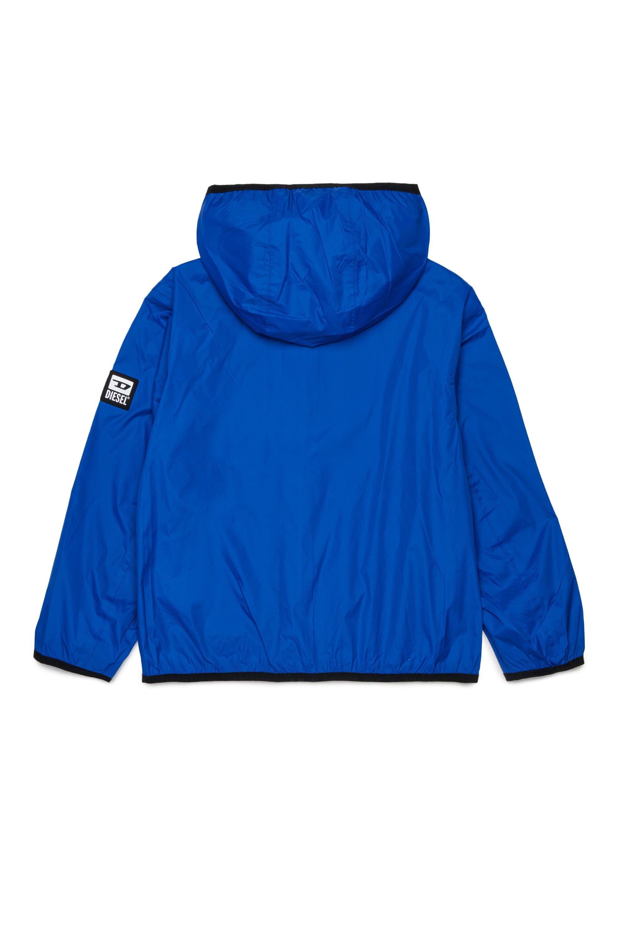 Chaqueta cortavientos con logo estampado