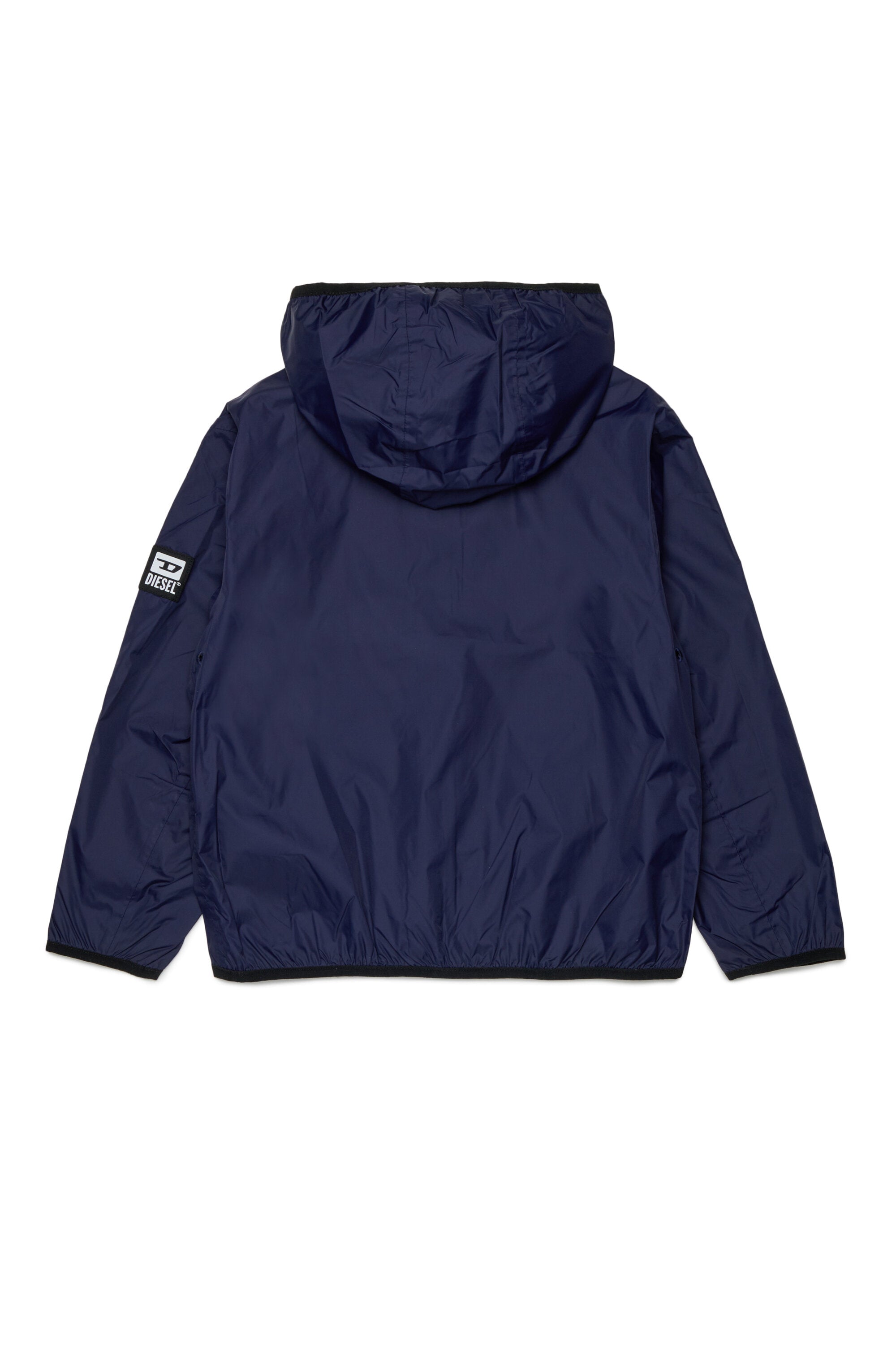 Chaqueta cortavientos con logo estampado