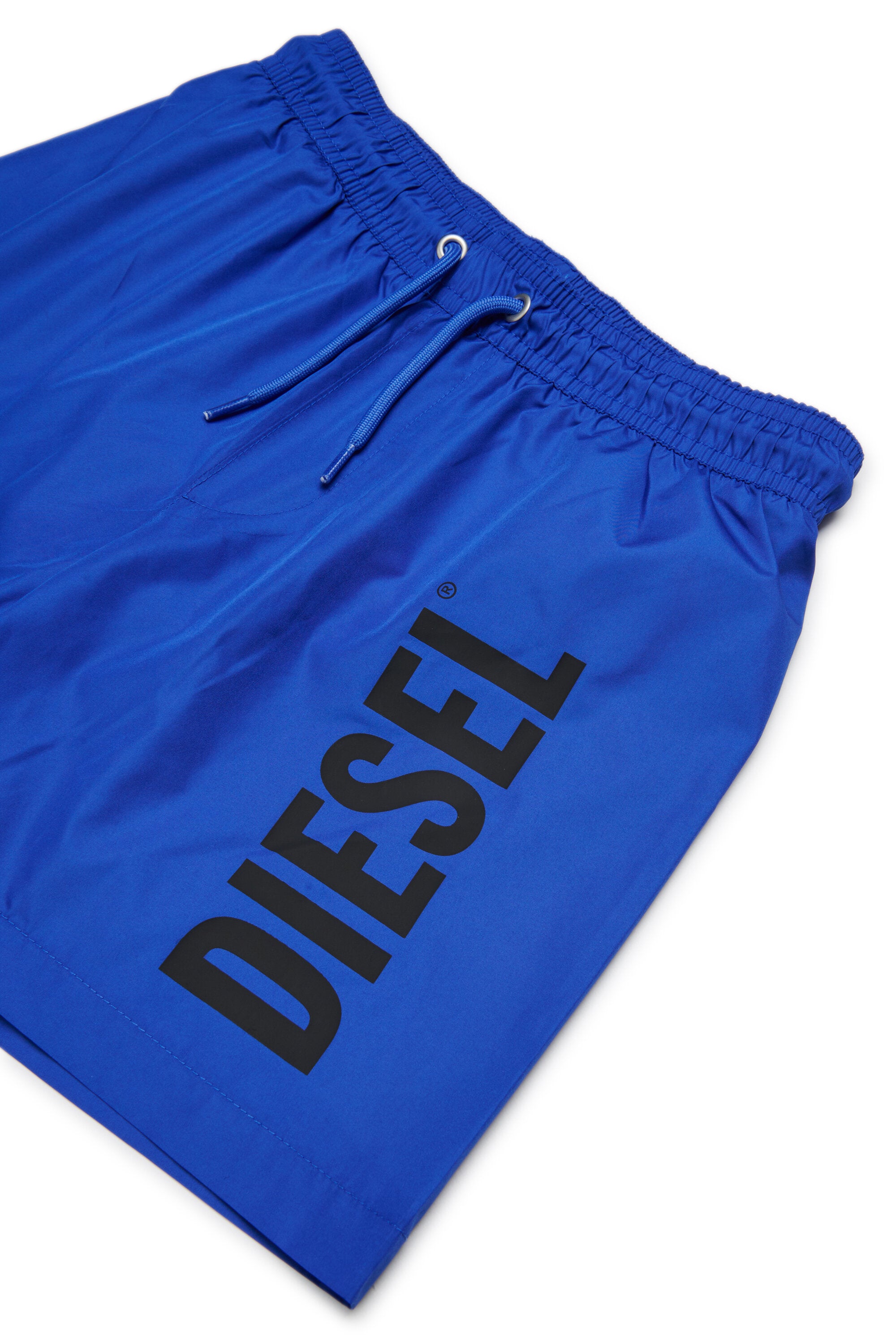 Boxer swimsuit with logo