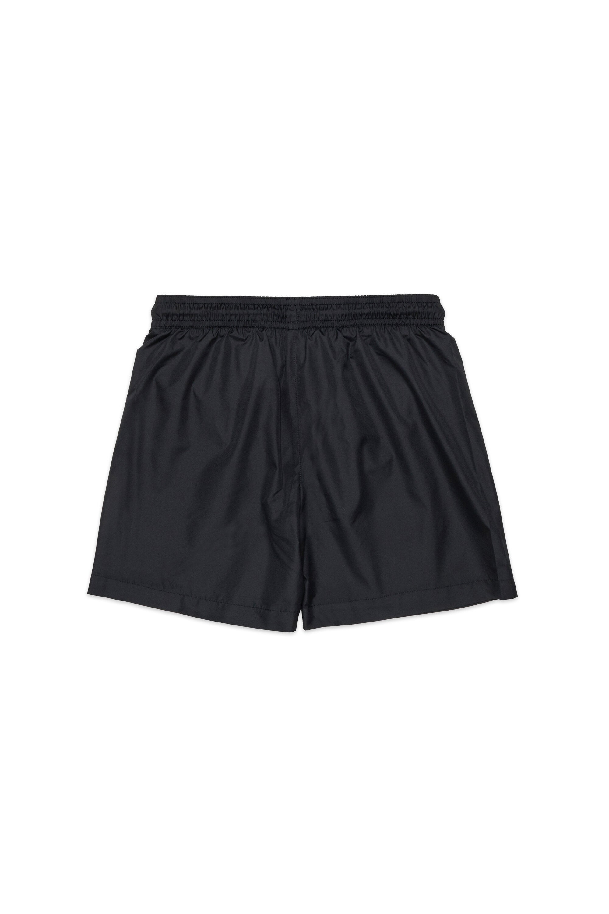 Boxer swimsuit with logo