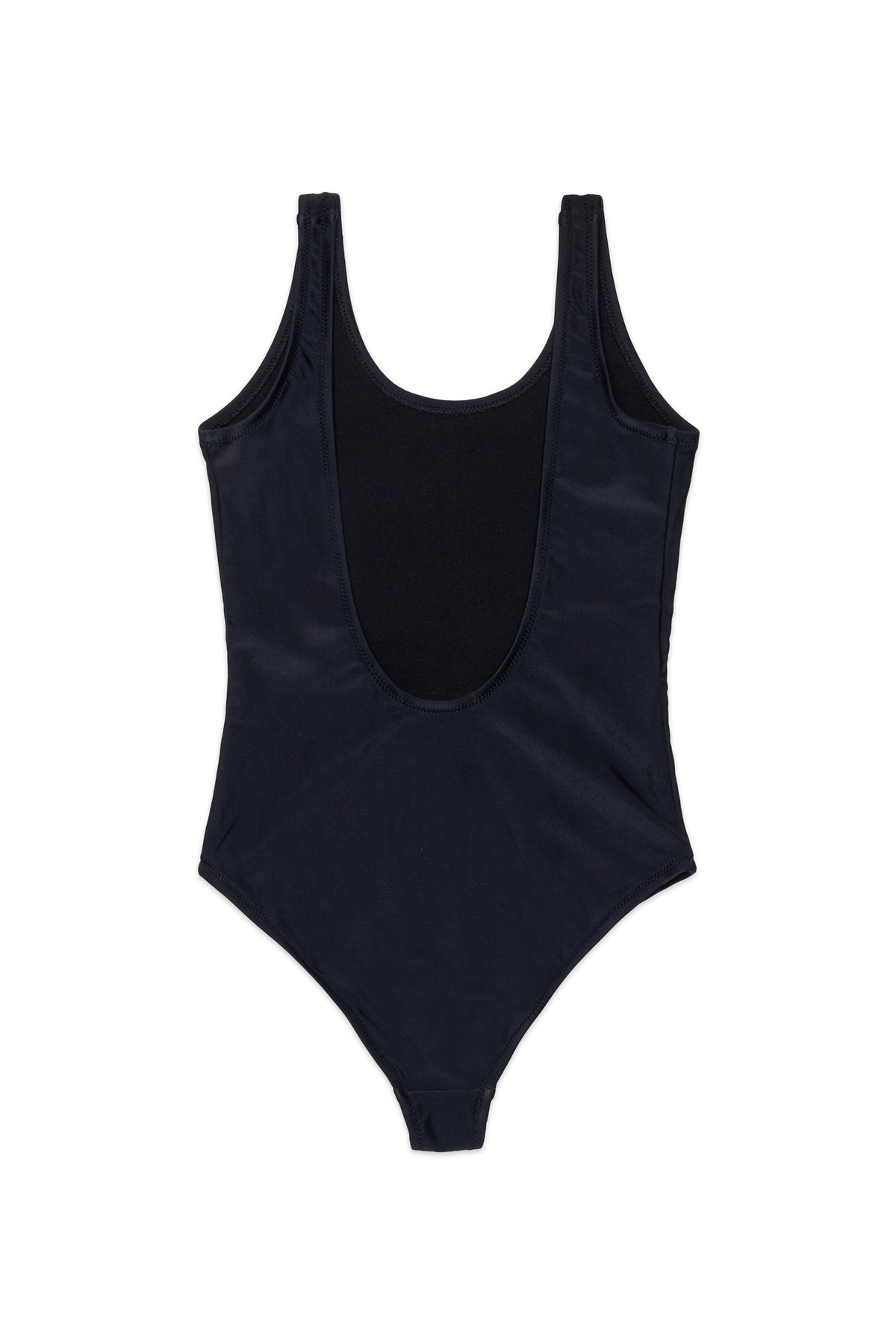 One-piece swimsuit with logo