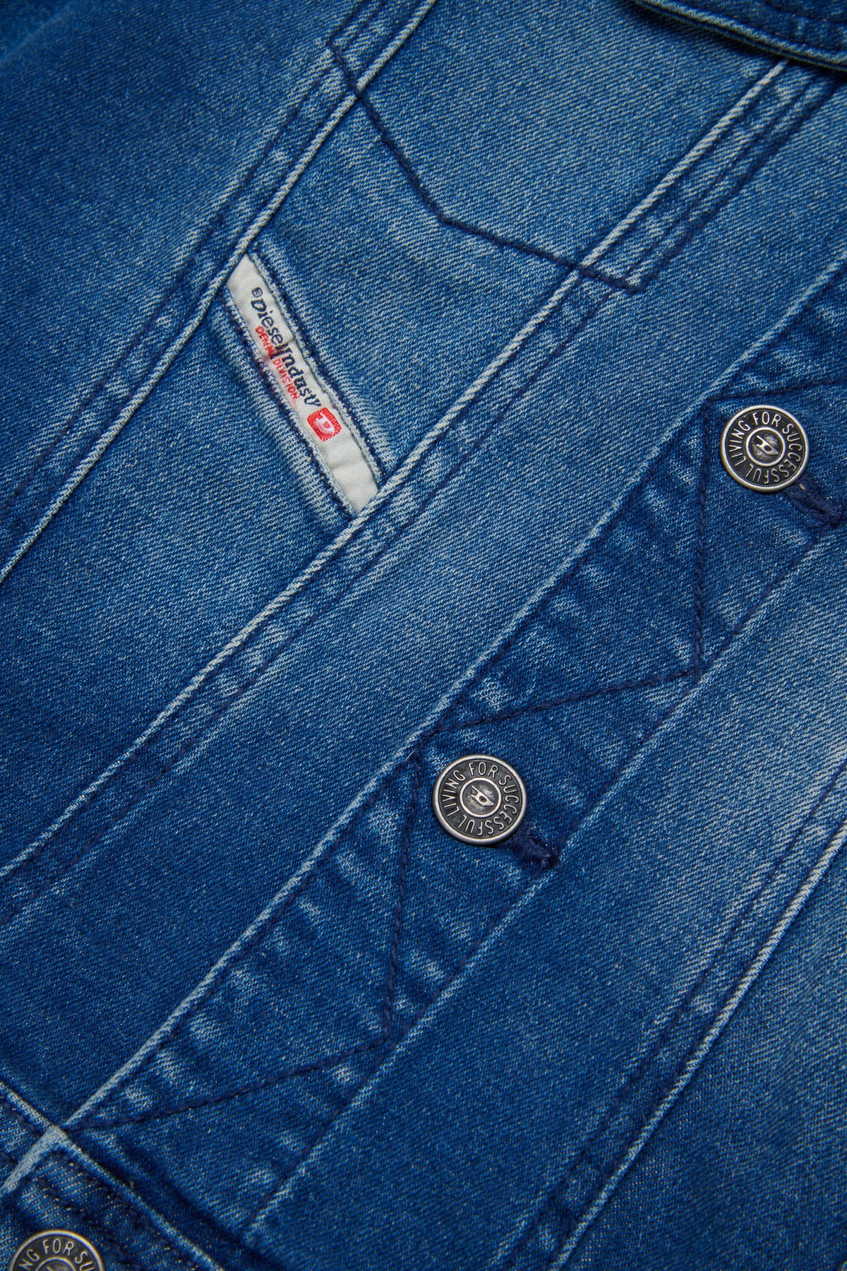 Chaqueta vaquera con logo