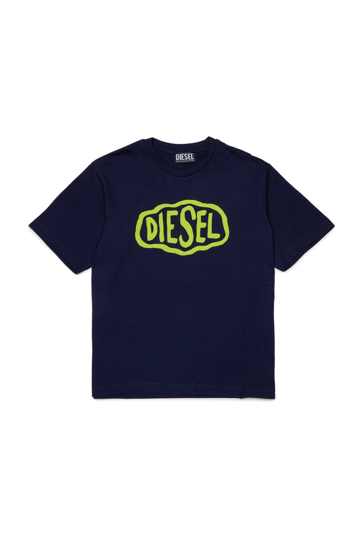 Camiseta de cuello redondo con logo