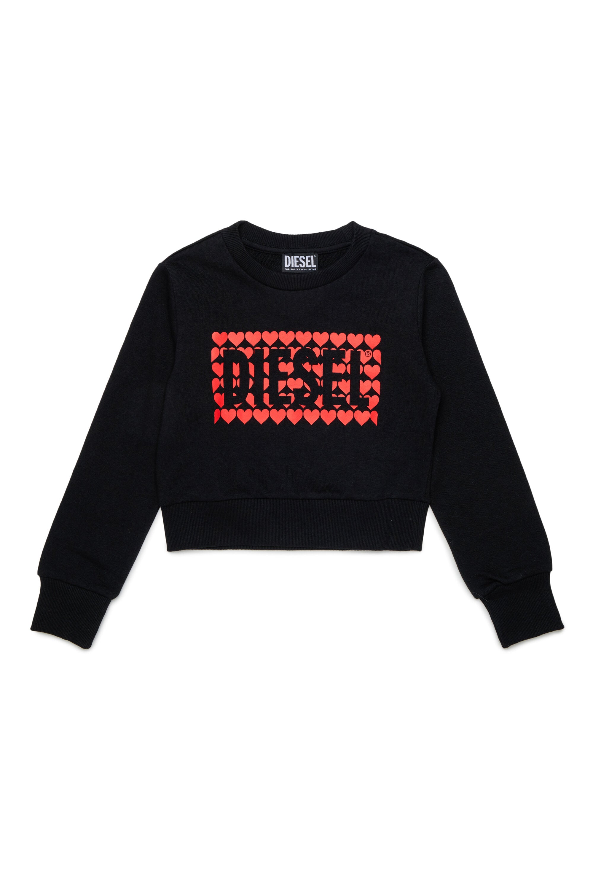 Sudadera con cuello redondo y logo