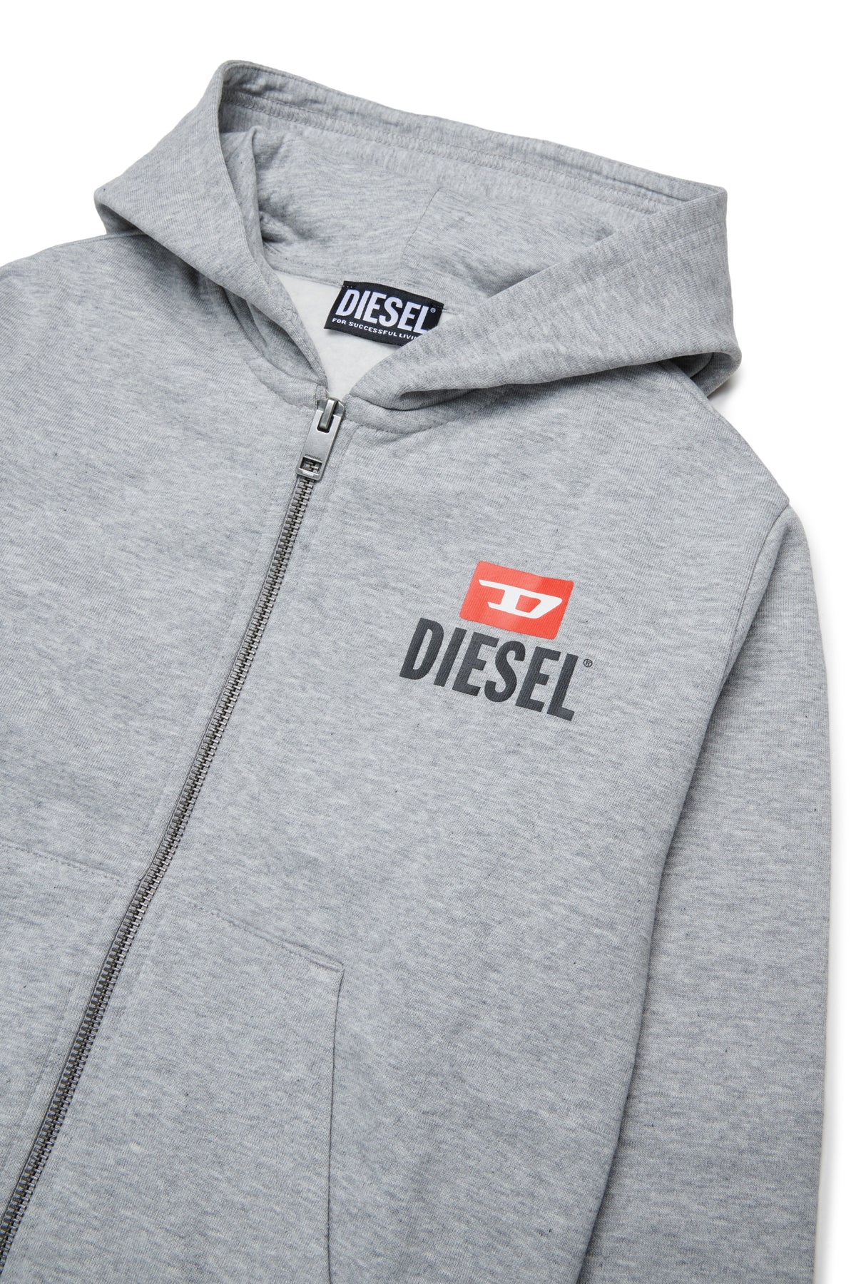 Sudadera con cremallera y logo