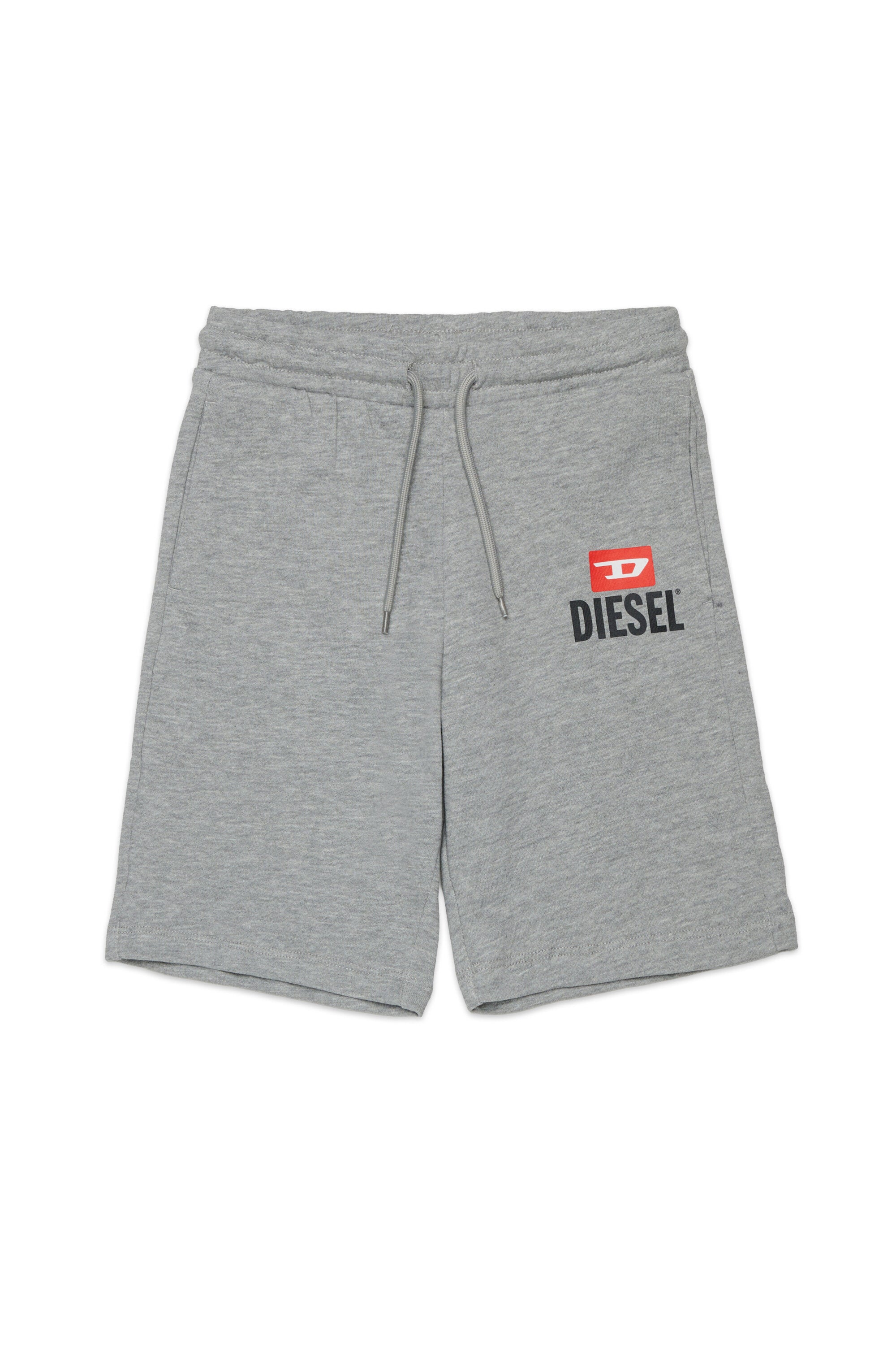 Fleece shorts with logo