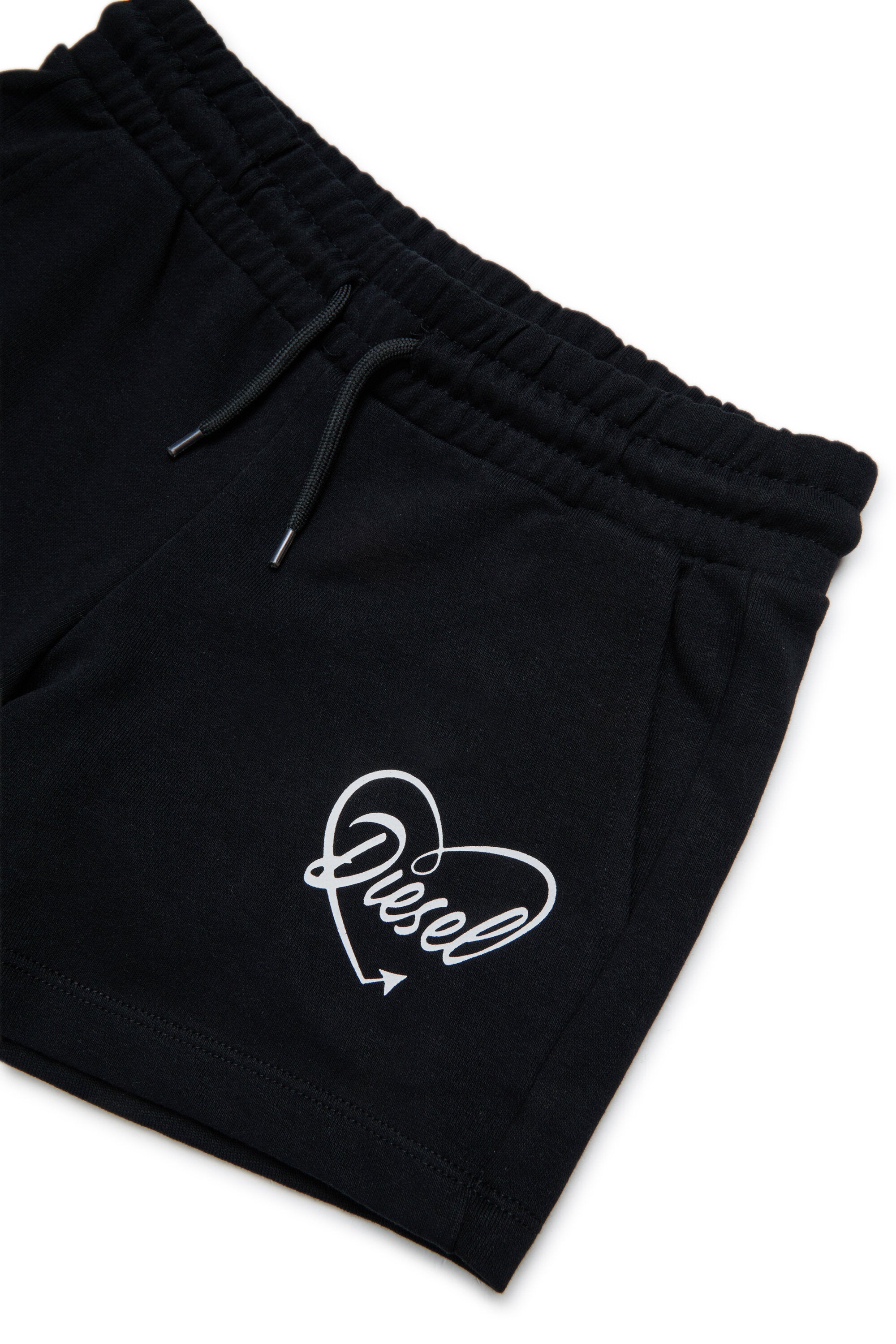 Short jumpsuit with logo