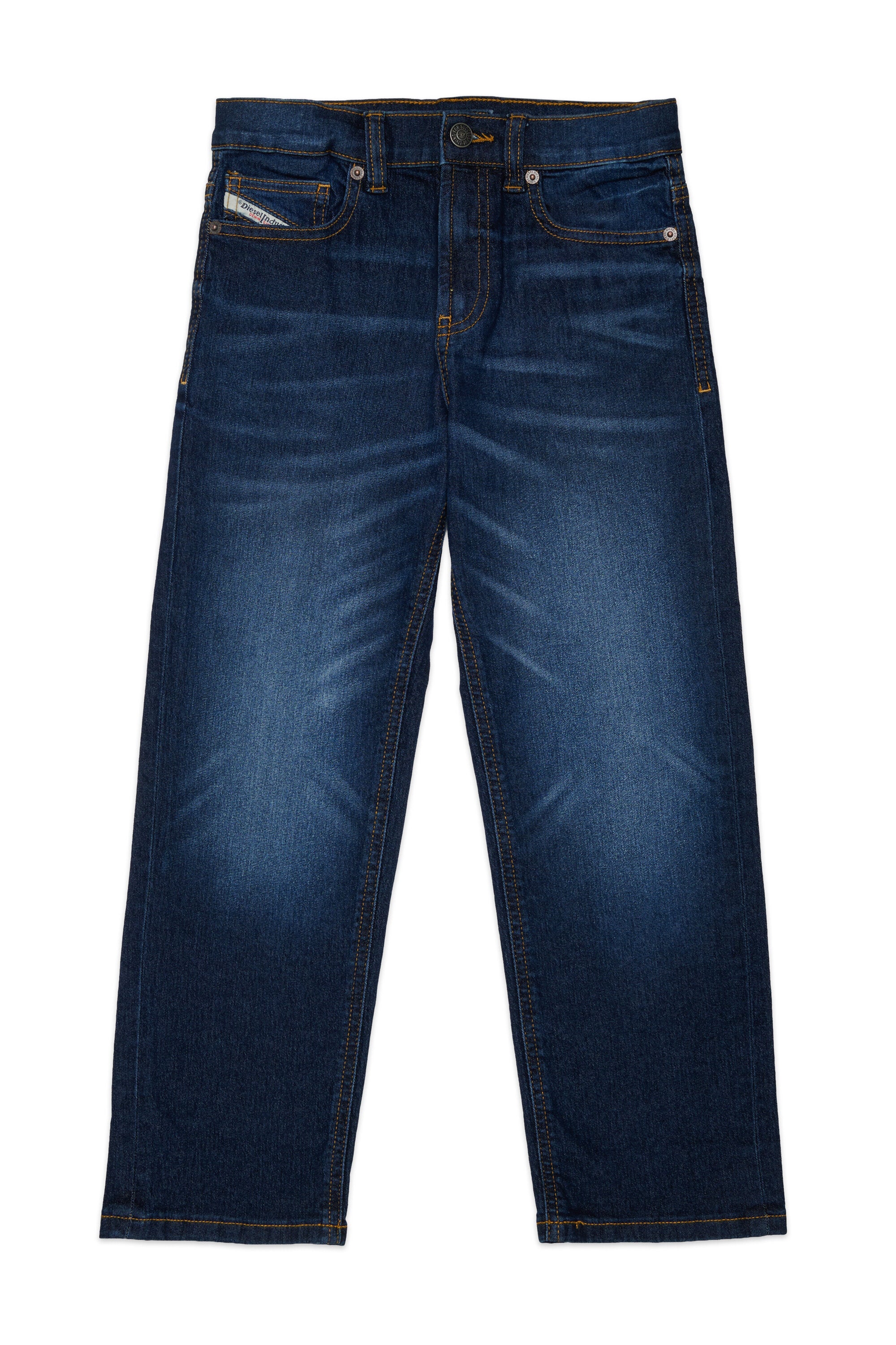 Regular fit medium blue jeans