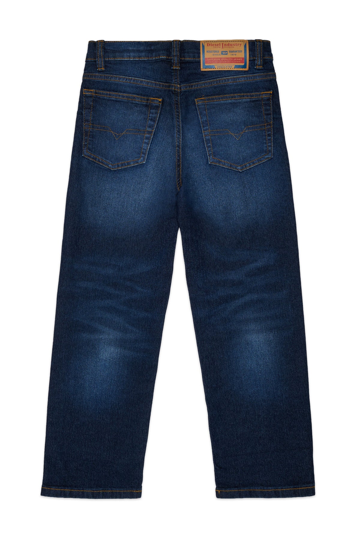 Vaqueros de corte regular azul medio