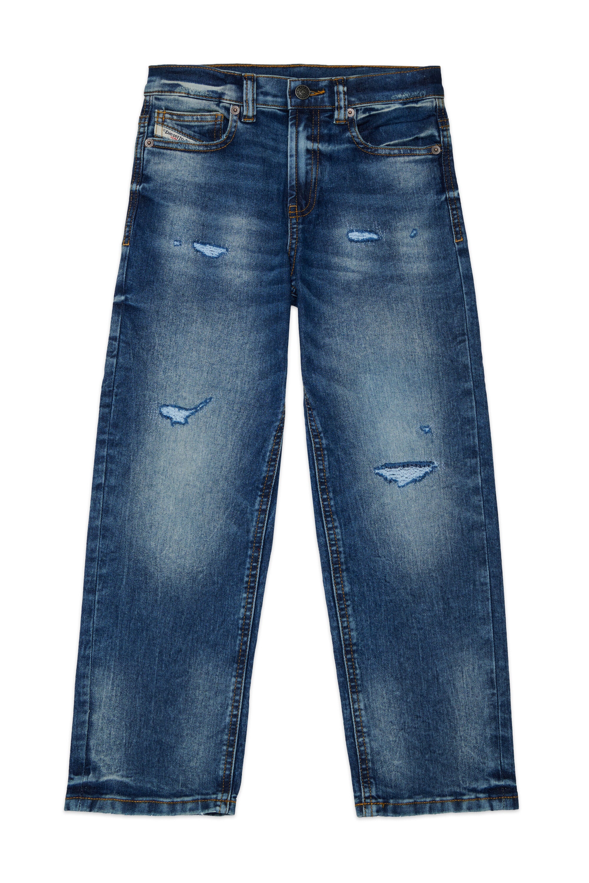 Medium blue relaxed fit jeans