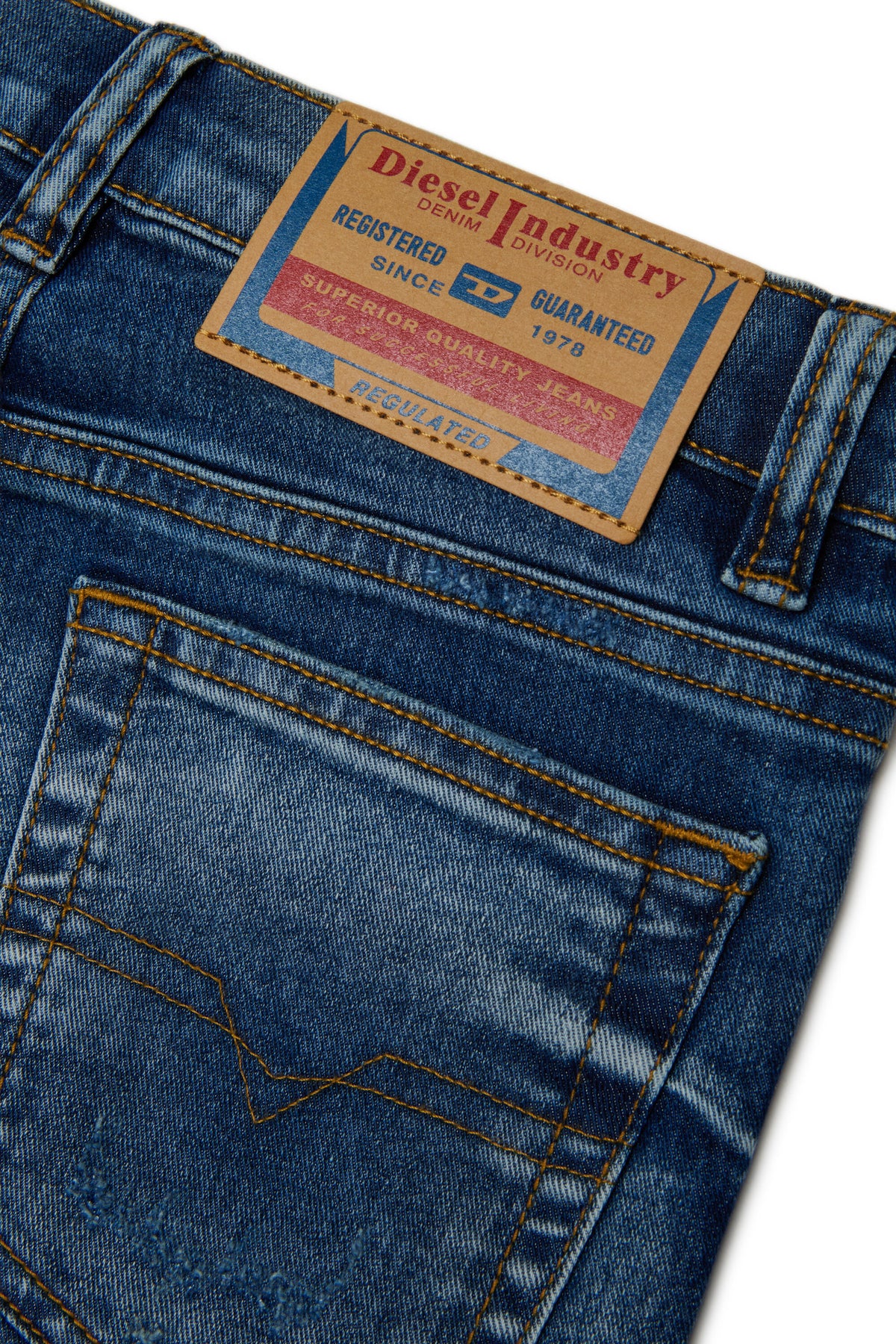 Medium blue relaxed fit jeans