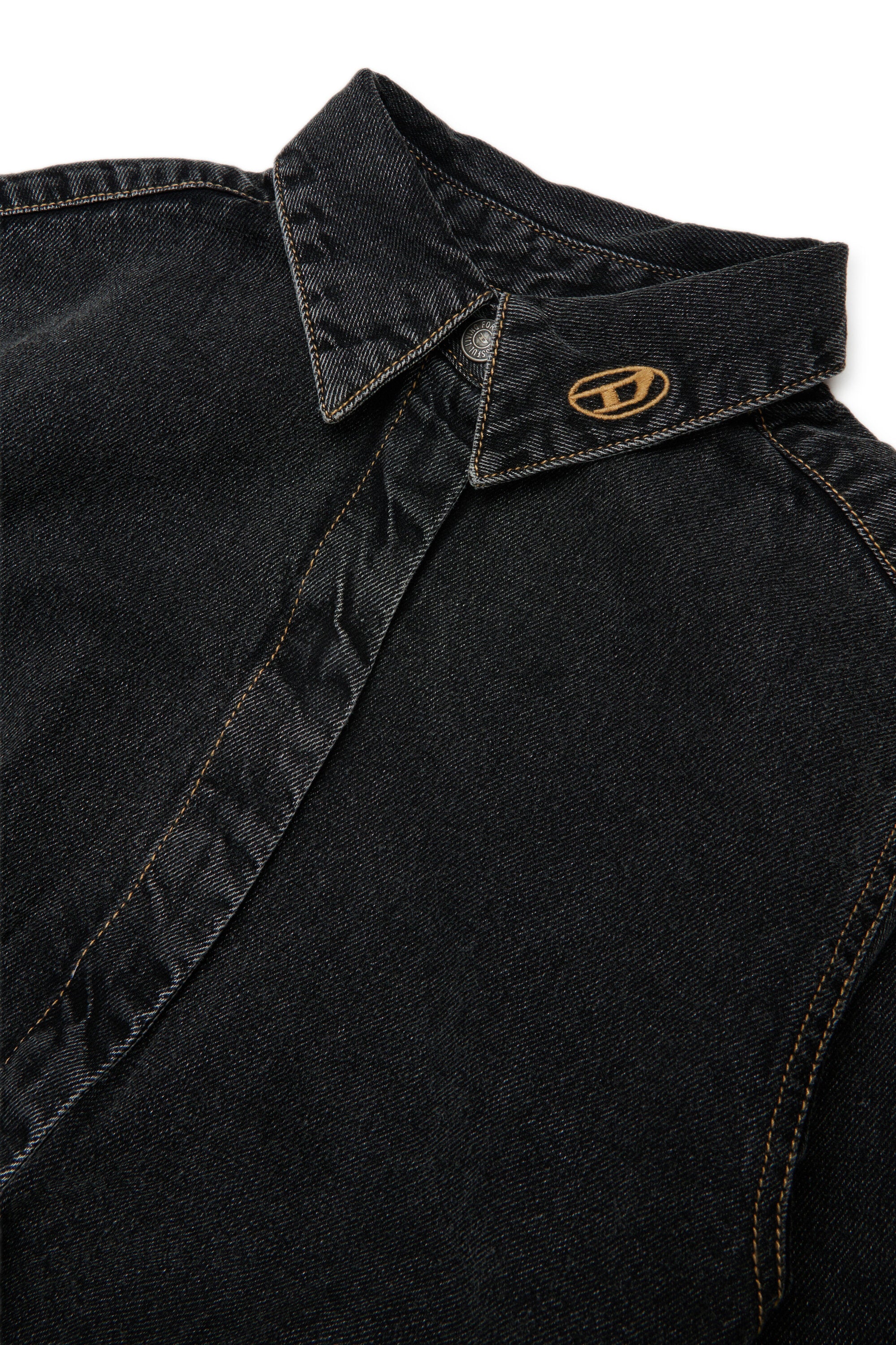 Vestido vaquero con logo