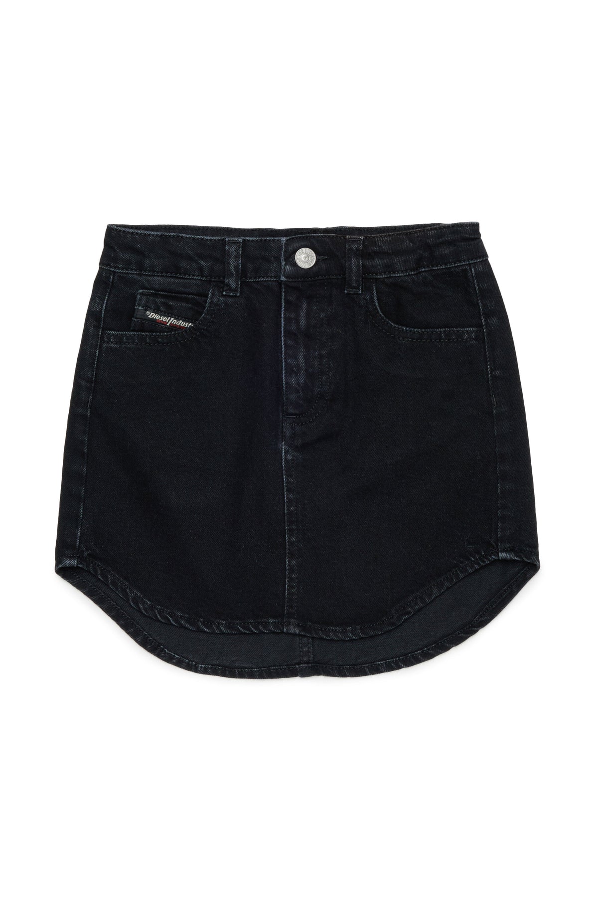 Mini skirt with logo