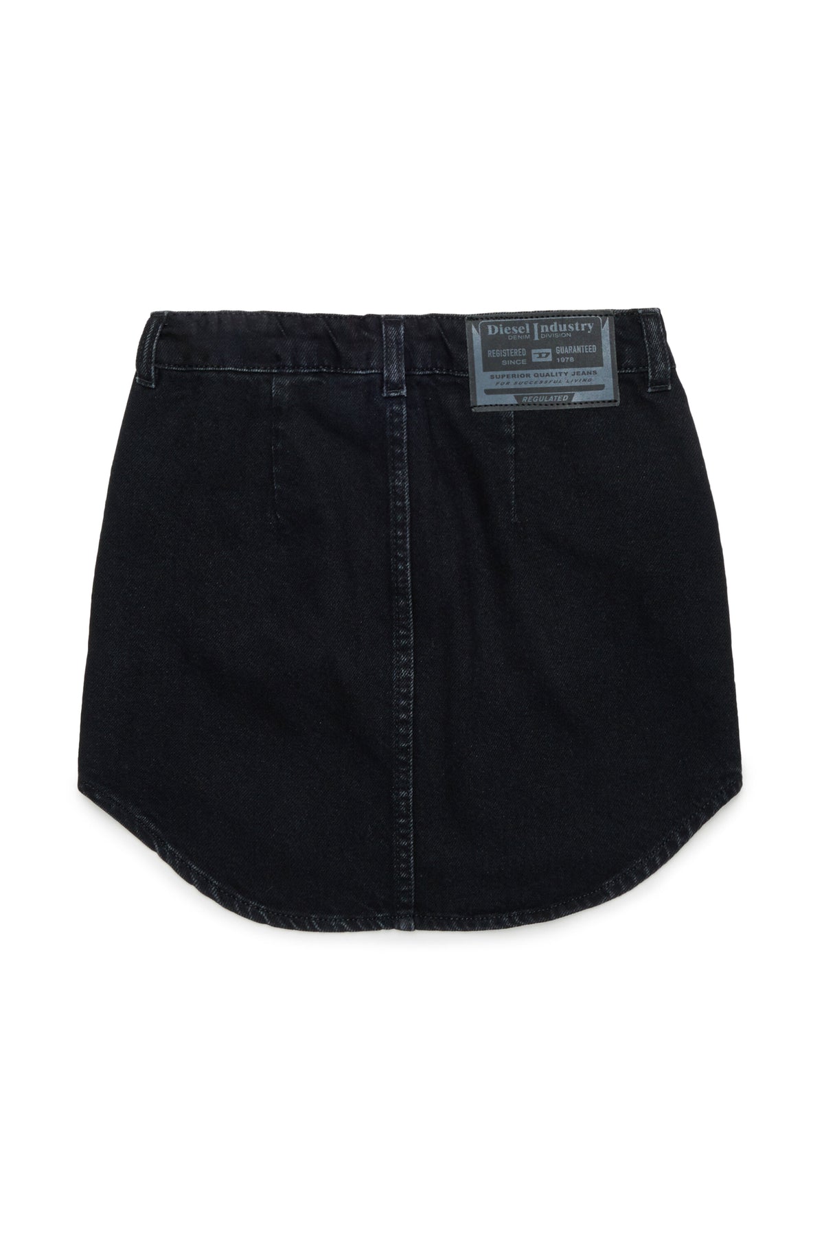 Mini skirt with logo