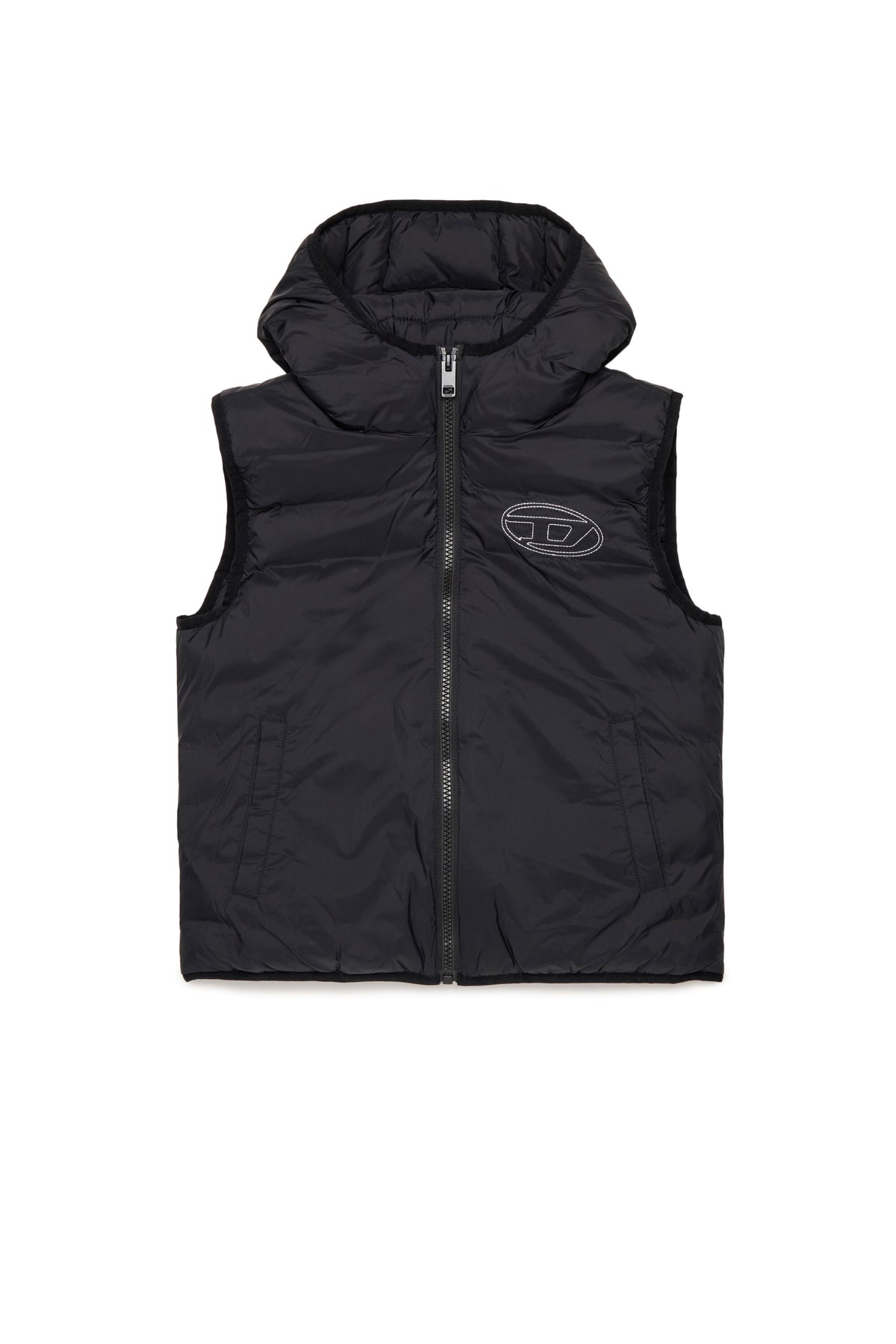 Chaleco ligero acolchado con logo