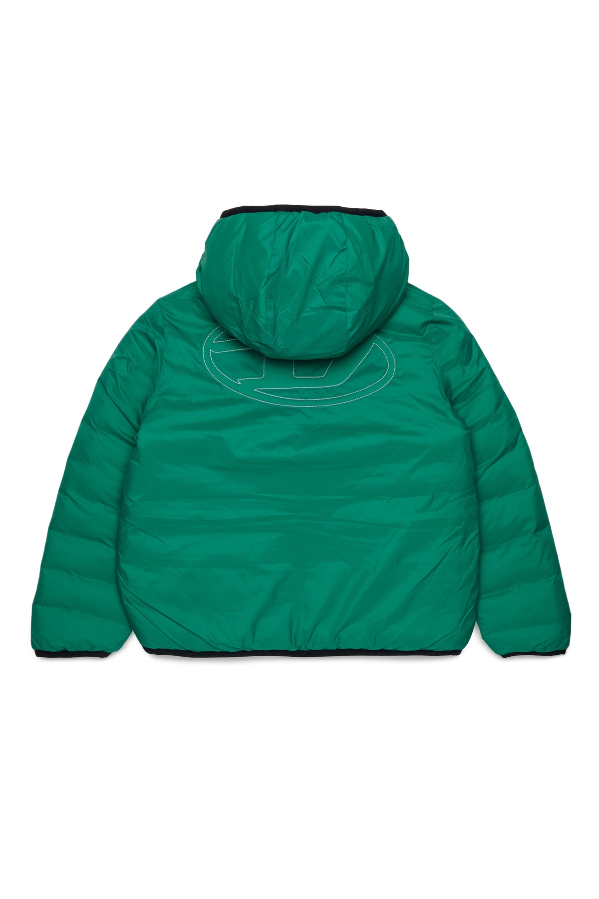 Chaqueta acolchada con logo estampado