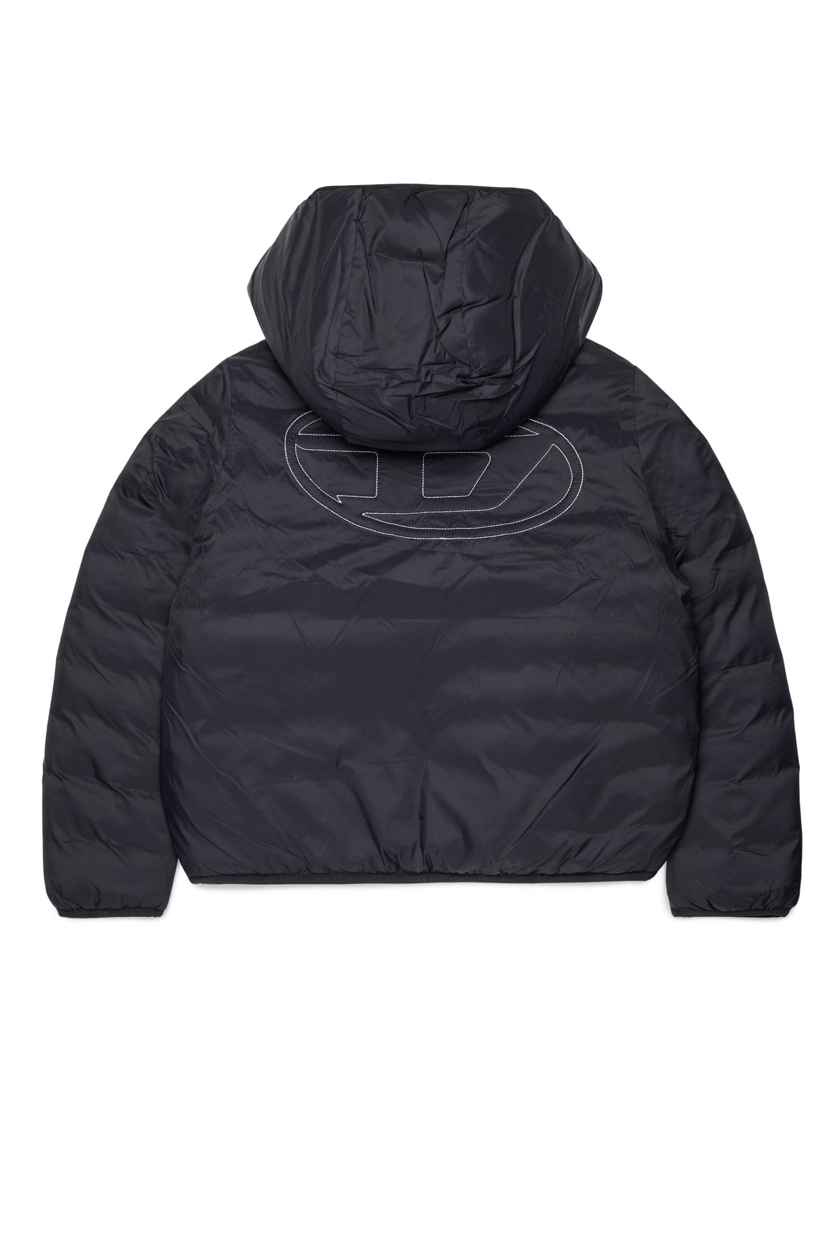 Chaqueta acolchada con logo estampado