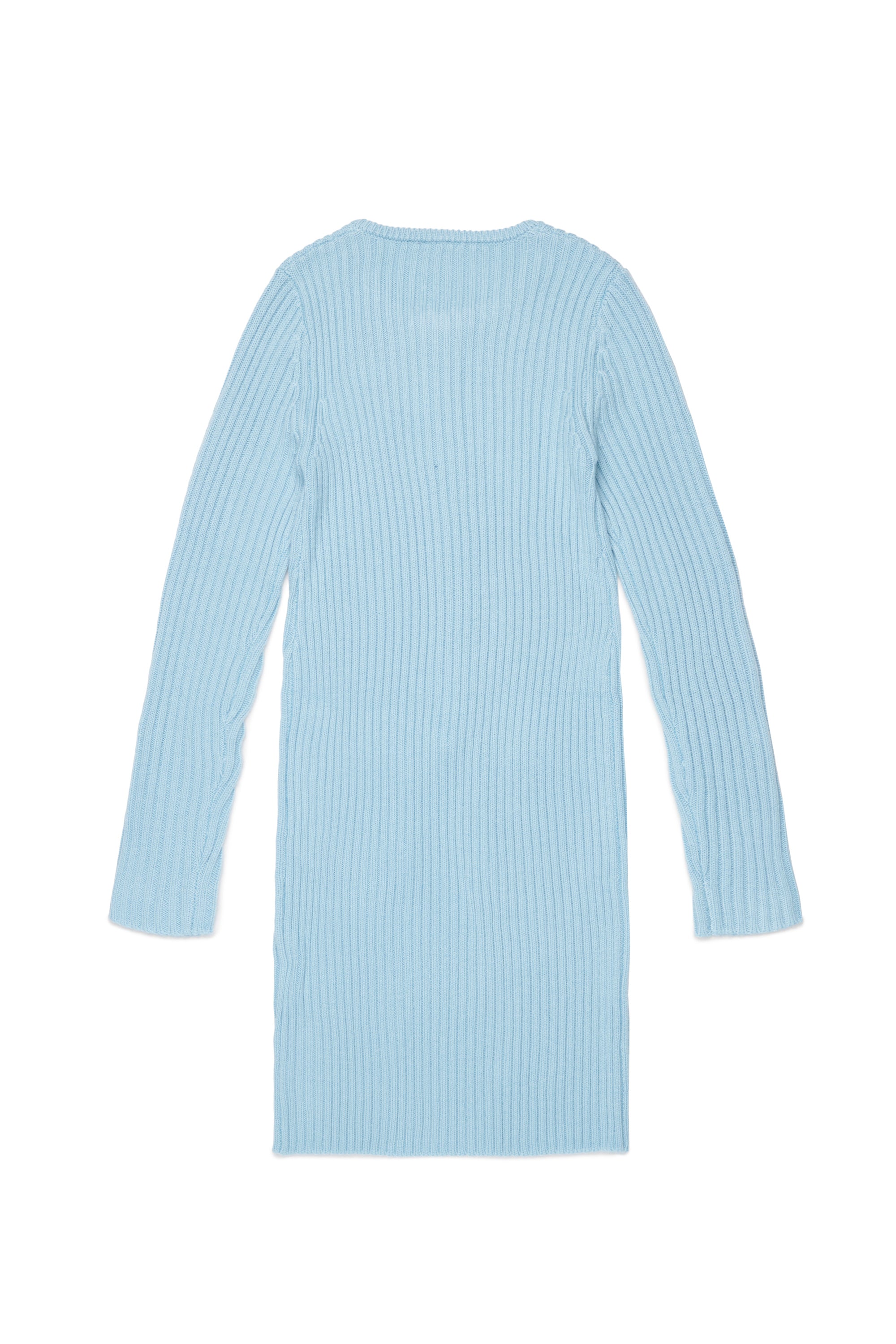 Vestido midi de punto con logo