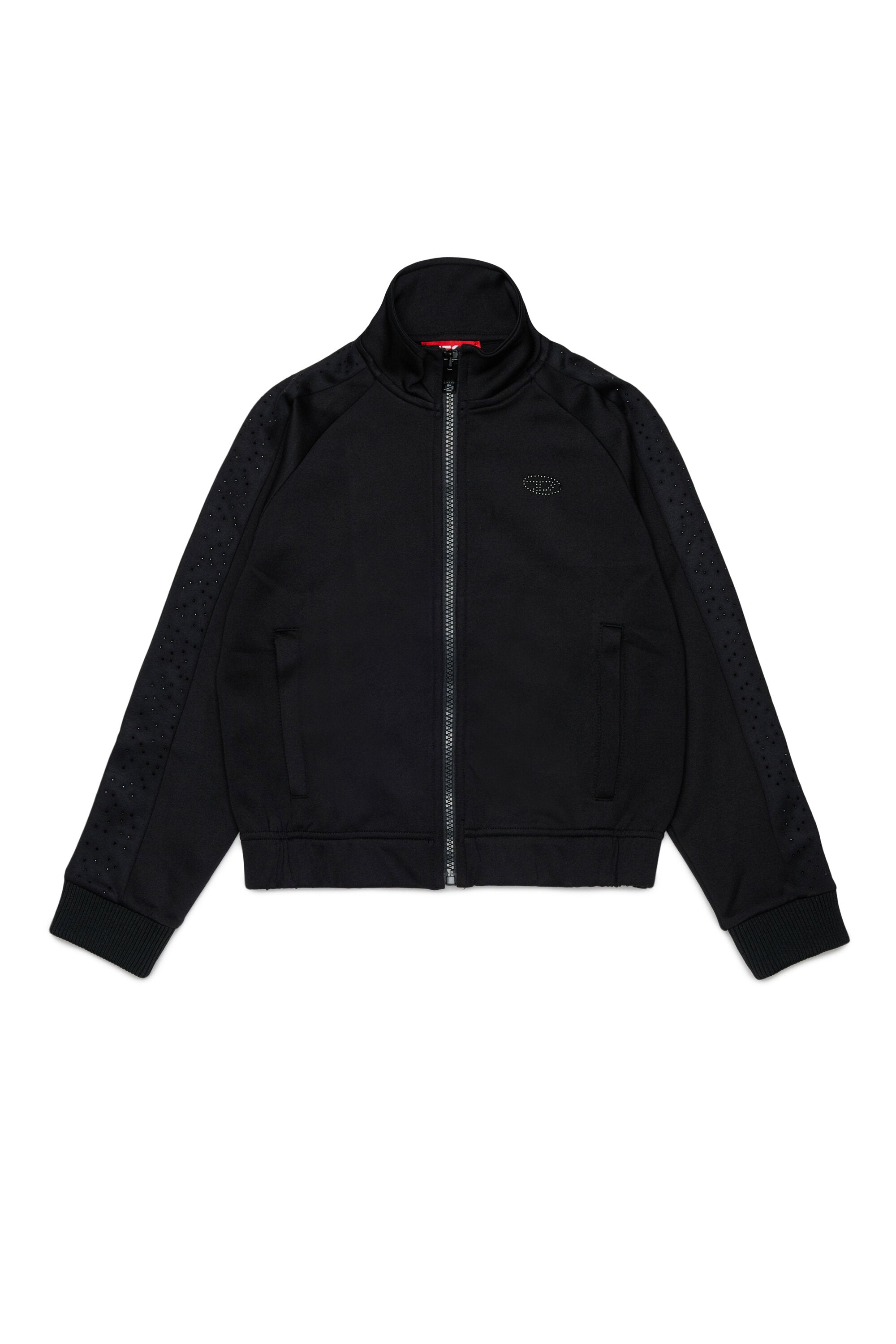 Sudadera con cremallera y logo