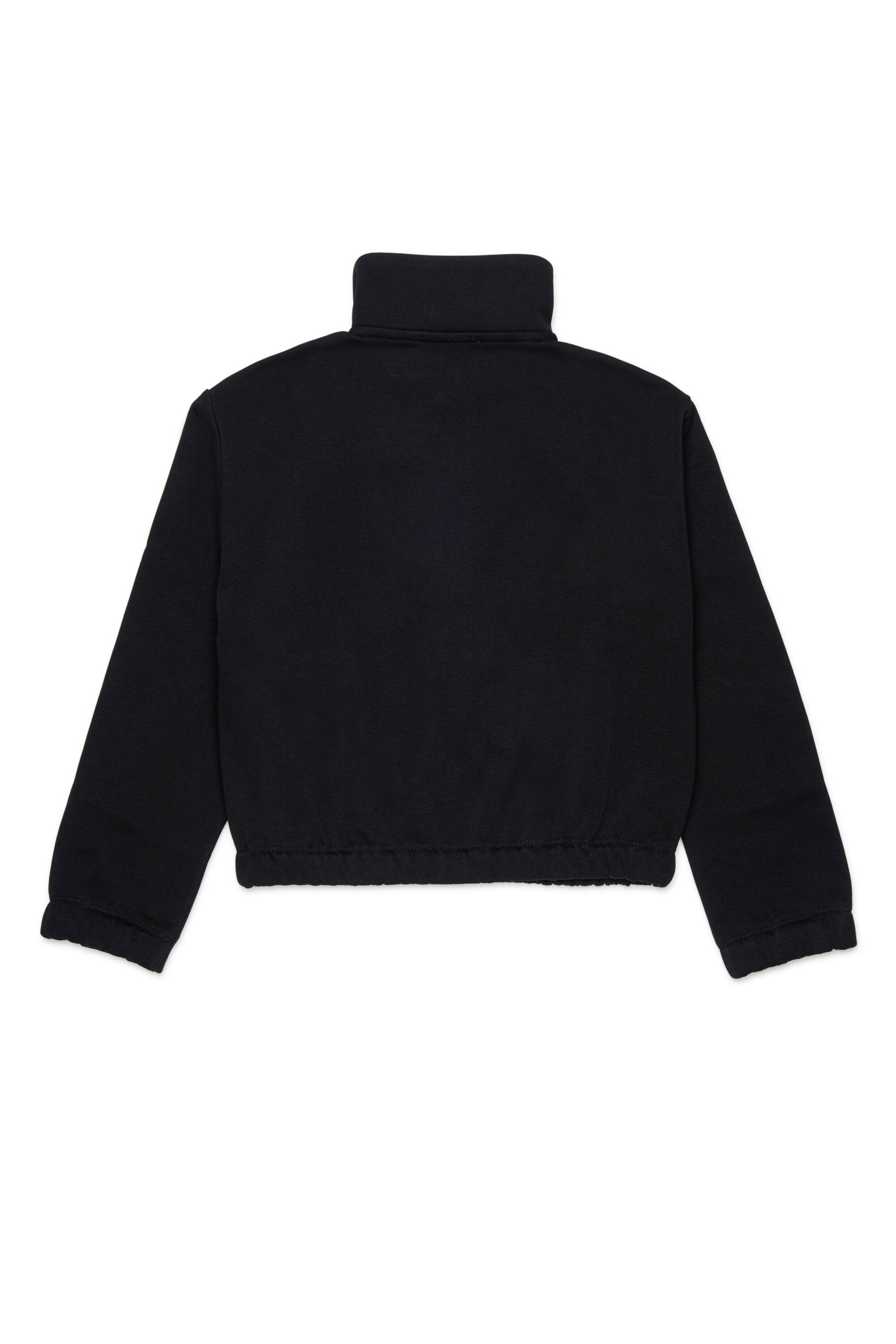 Zip sweatshirt with logo