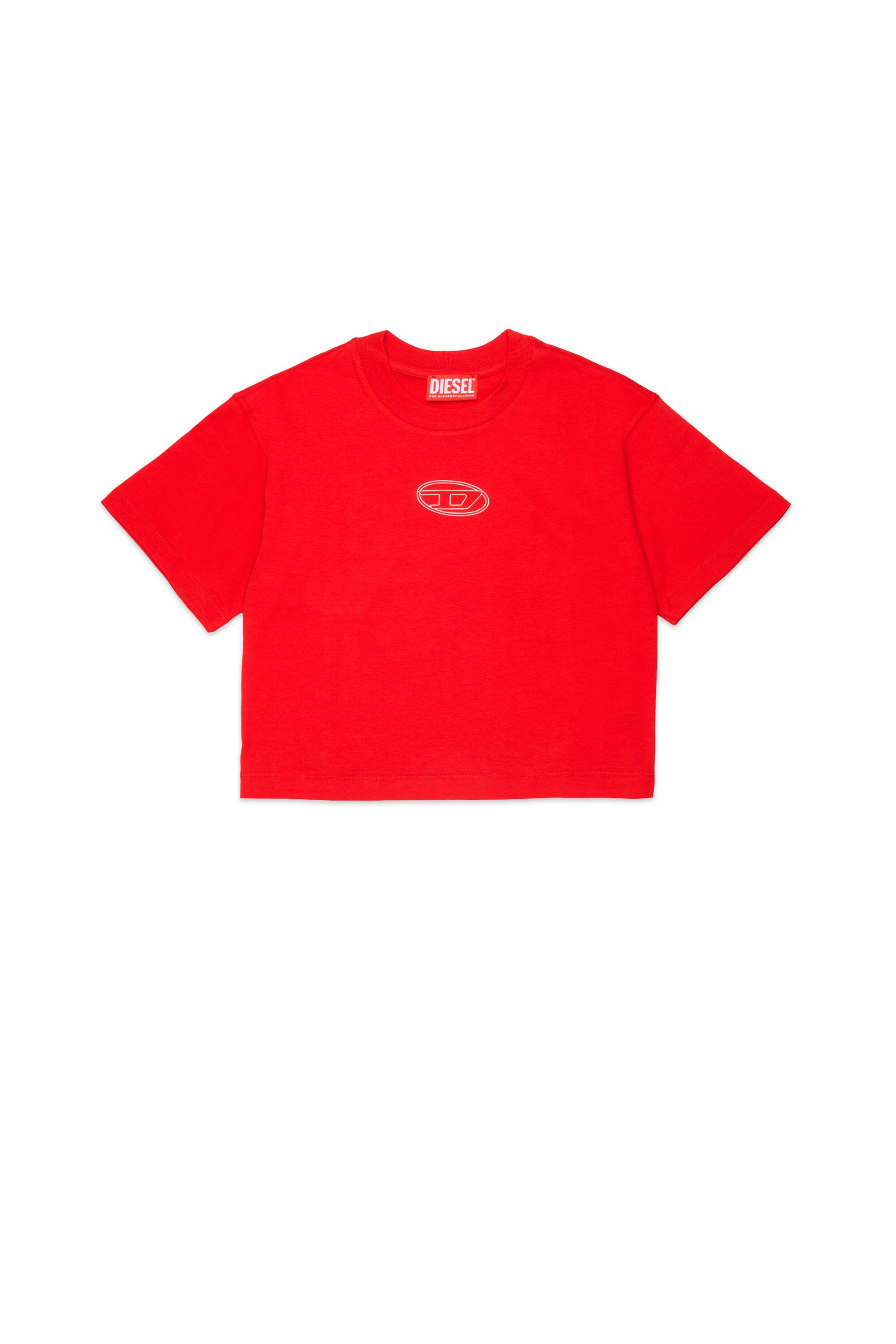 Camiseta con logo Oval D