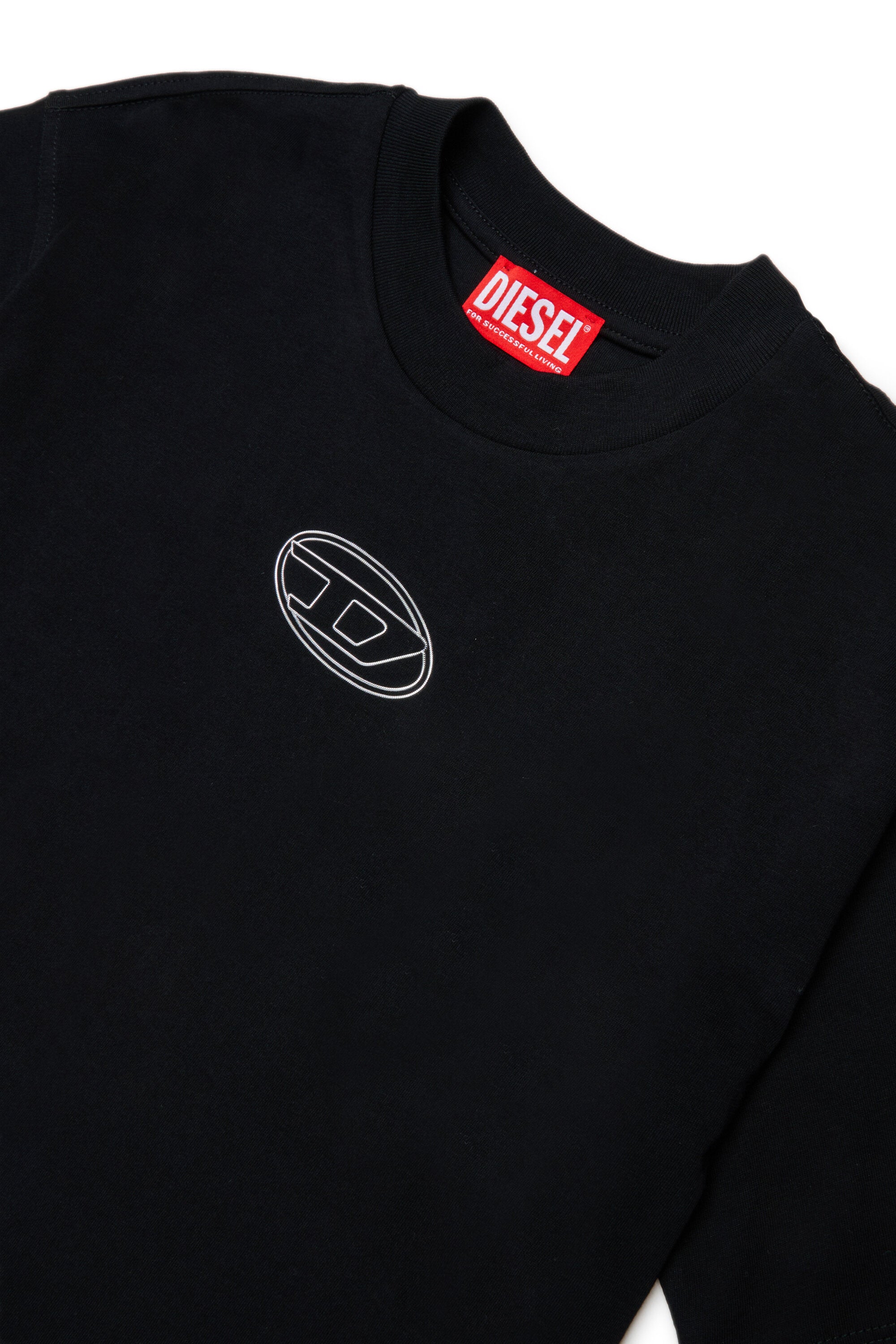 Camiseta con logo Oval D