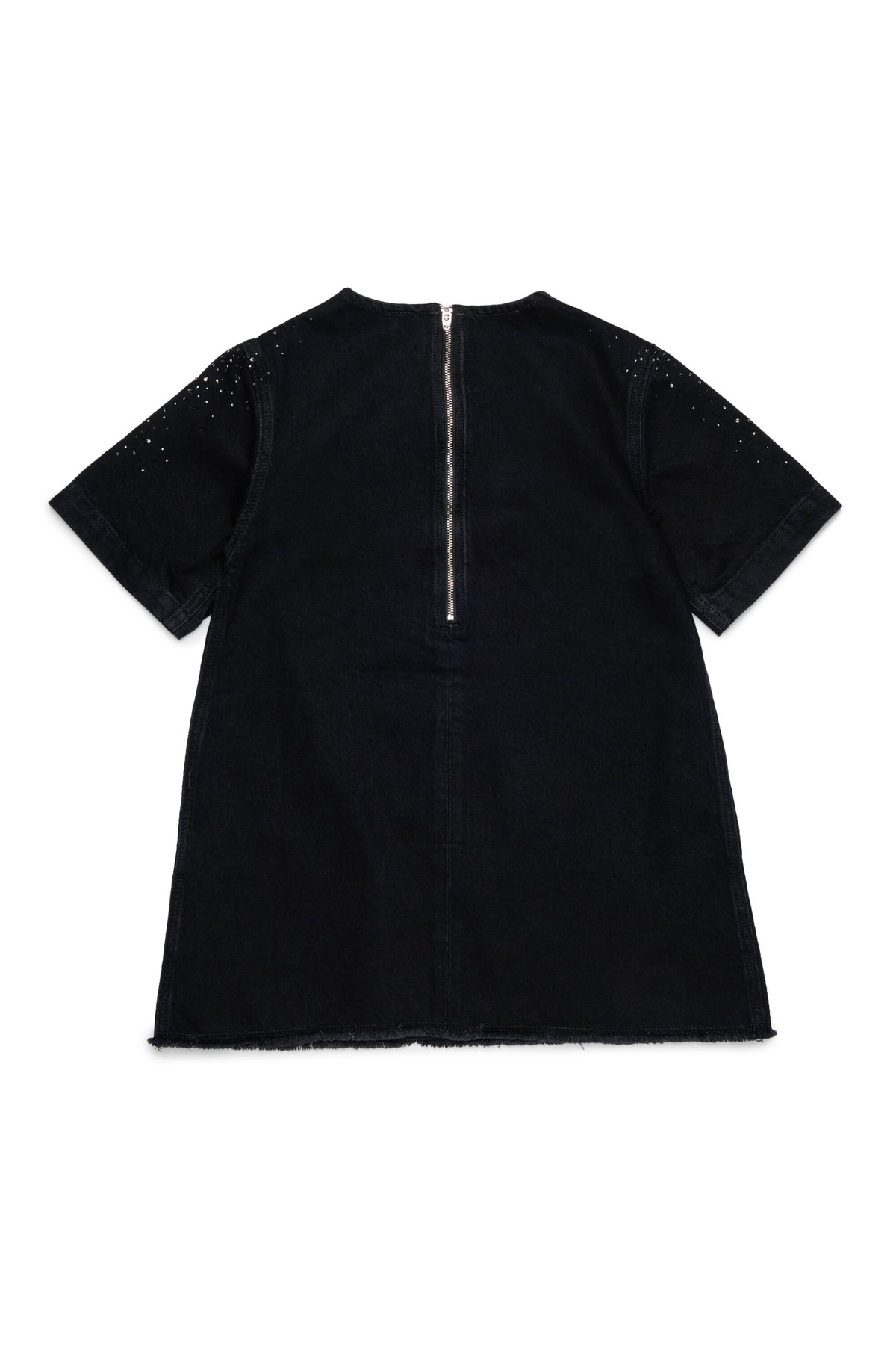 Vestido de manga corta con logo