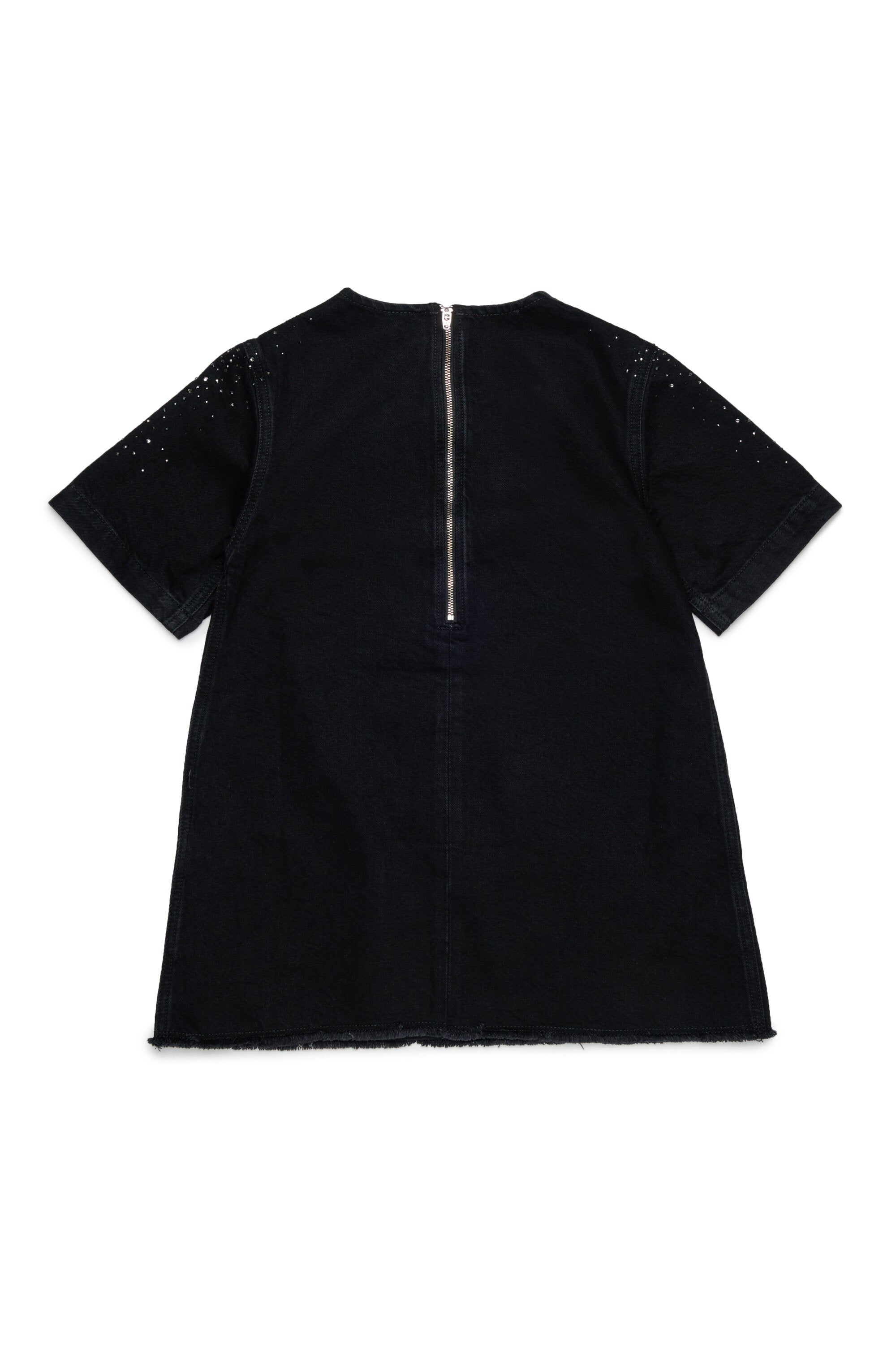 Short-sleeve dress with logo