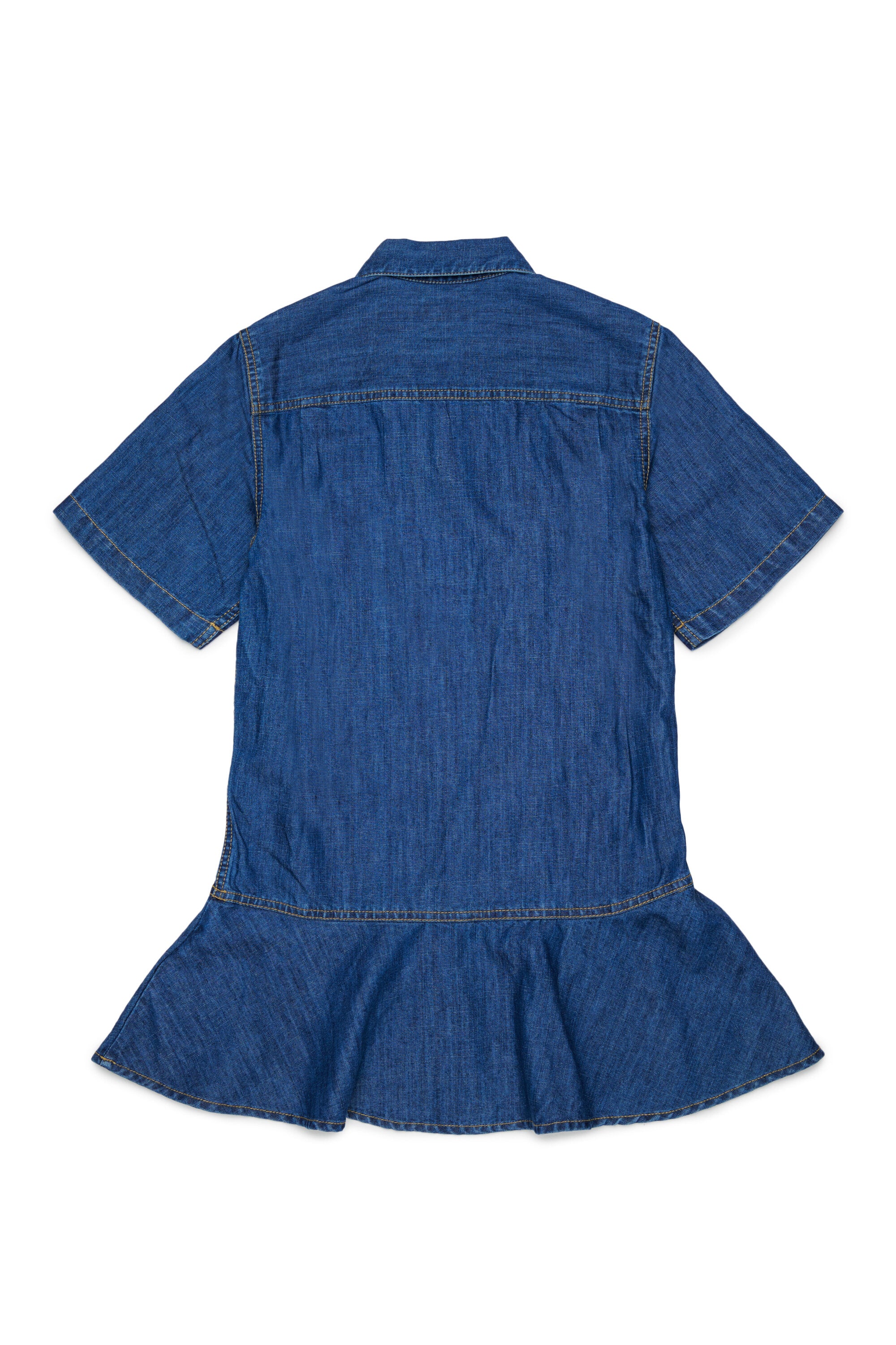 Vestido vaquero con logo
