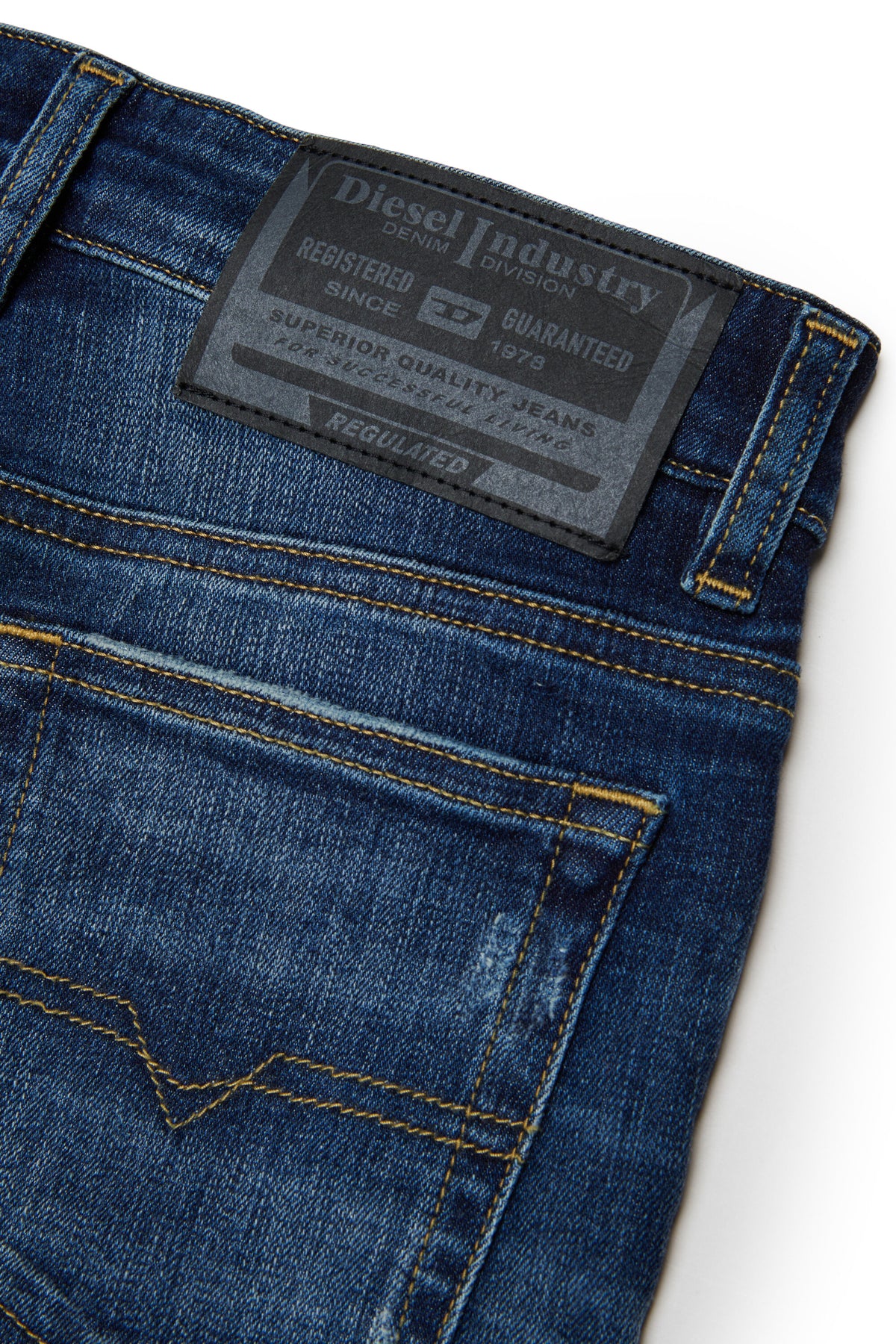 Jeans corte relajado lavado azul medio - D-Maki