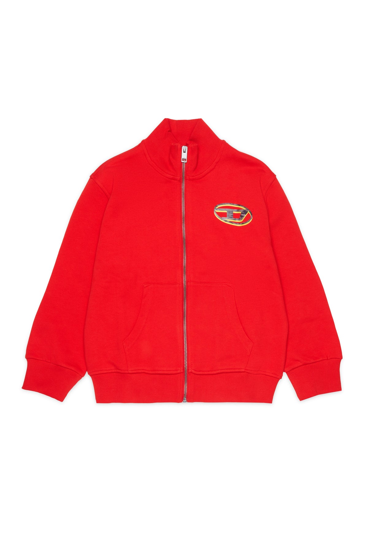 Zip sweatshirt with logo