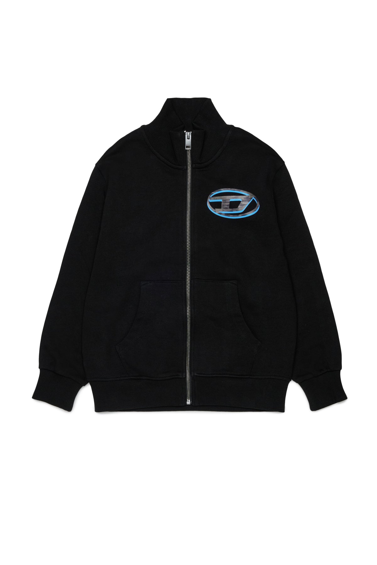 Sudadera con cremallera y logo