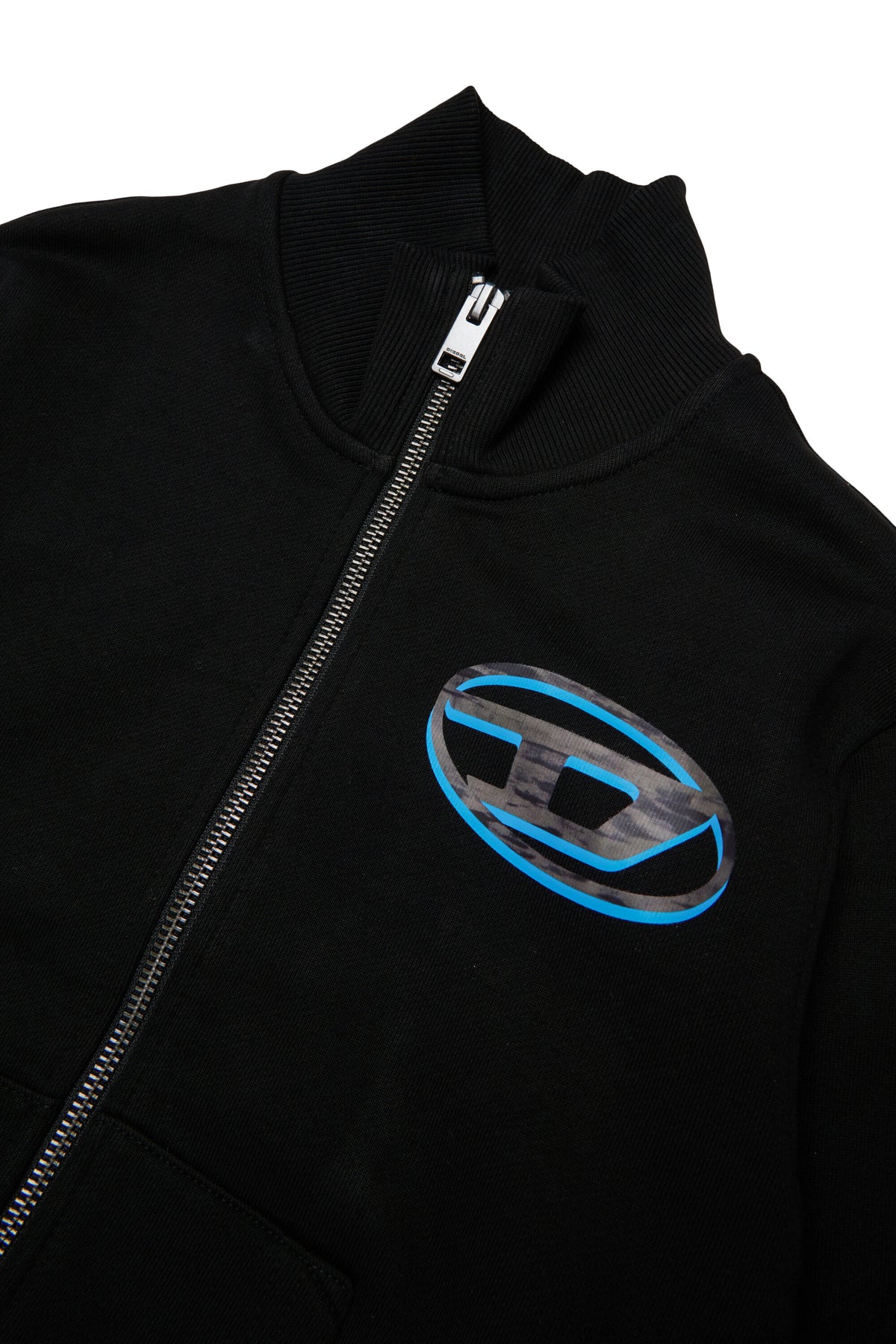 Sudadera con cremallera y logo