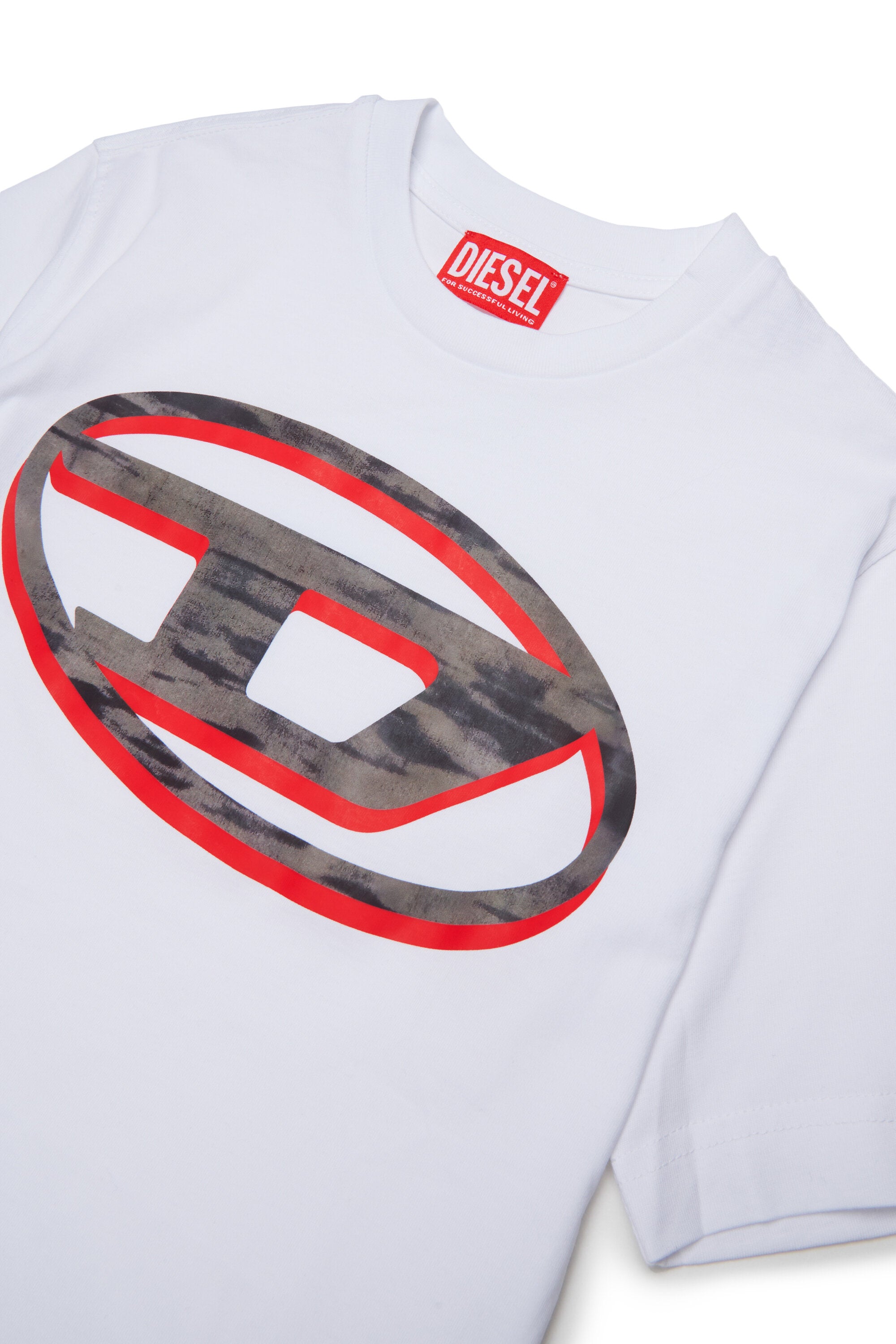 Camiseta con logo Oval D