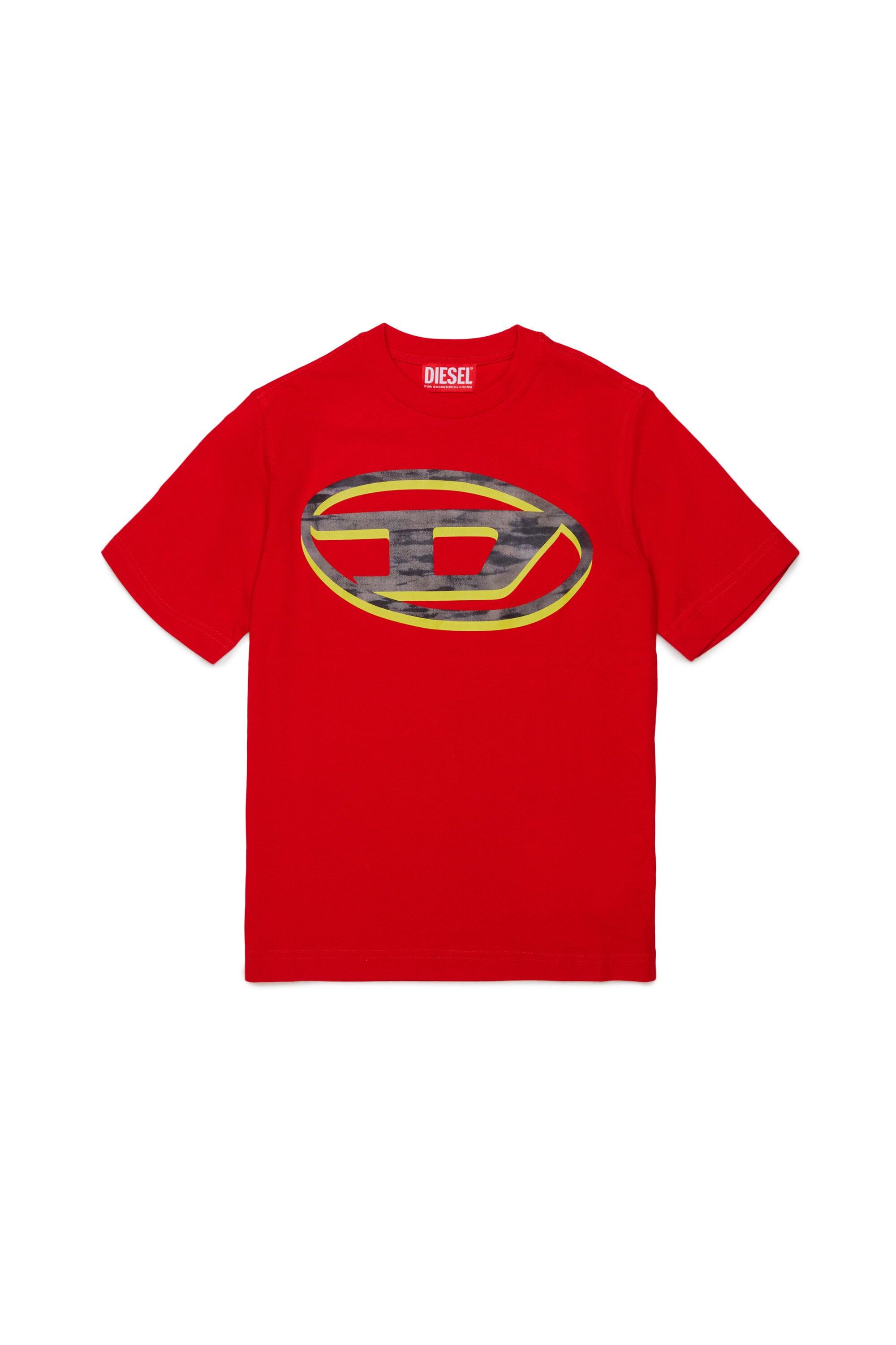 Camiseta con logo Oval D