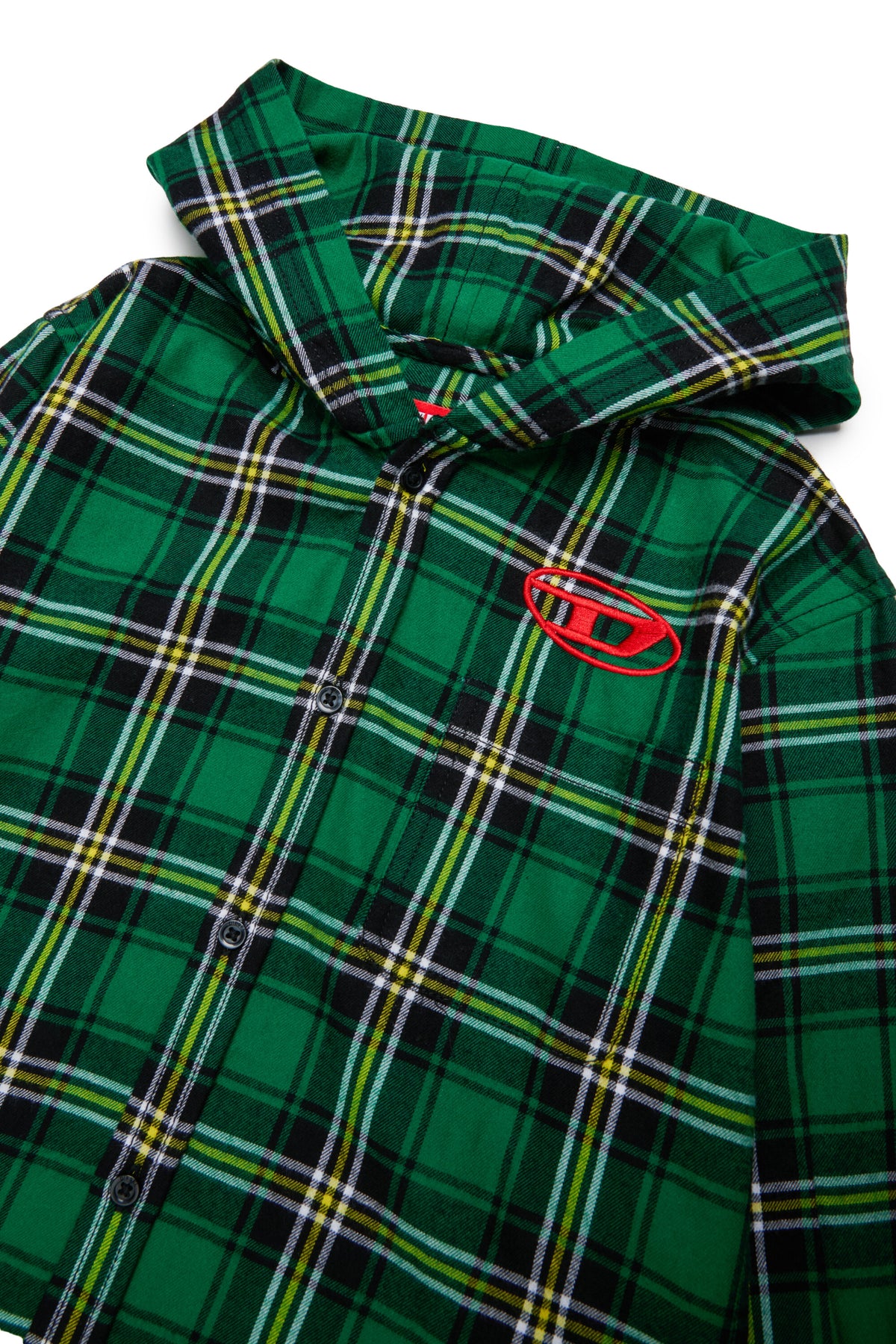 Camisa de cuadros con logo