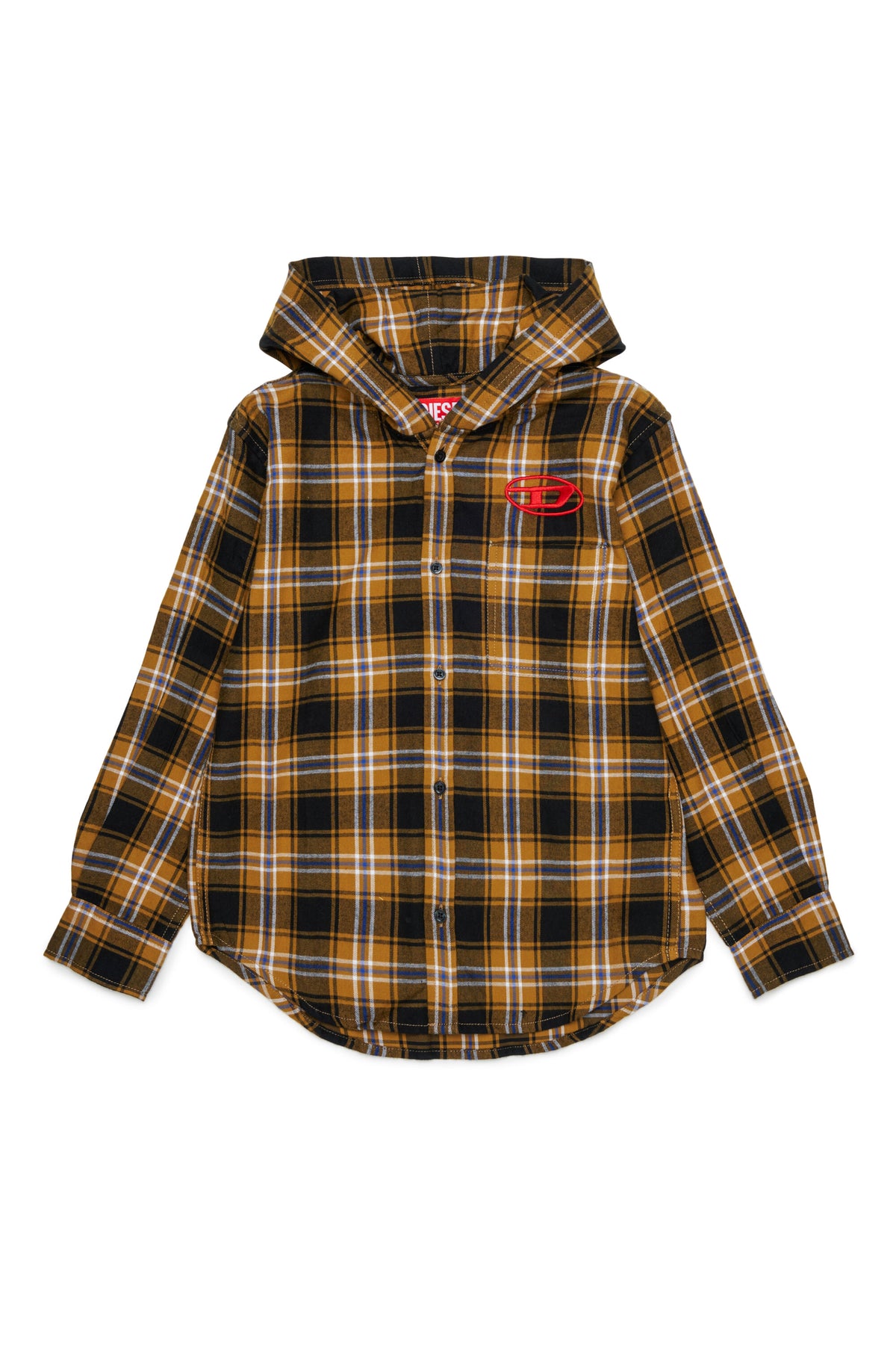 Camisa de cuadros con logo