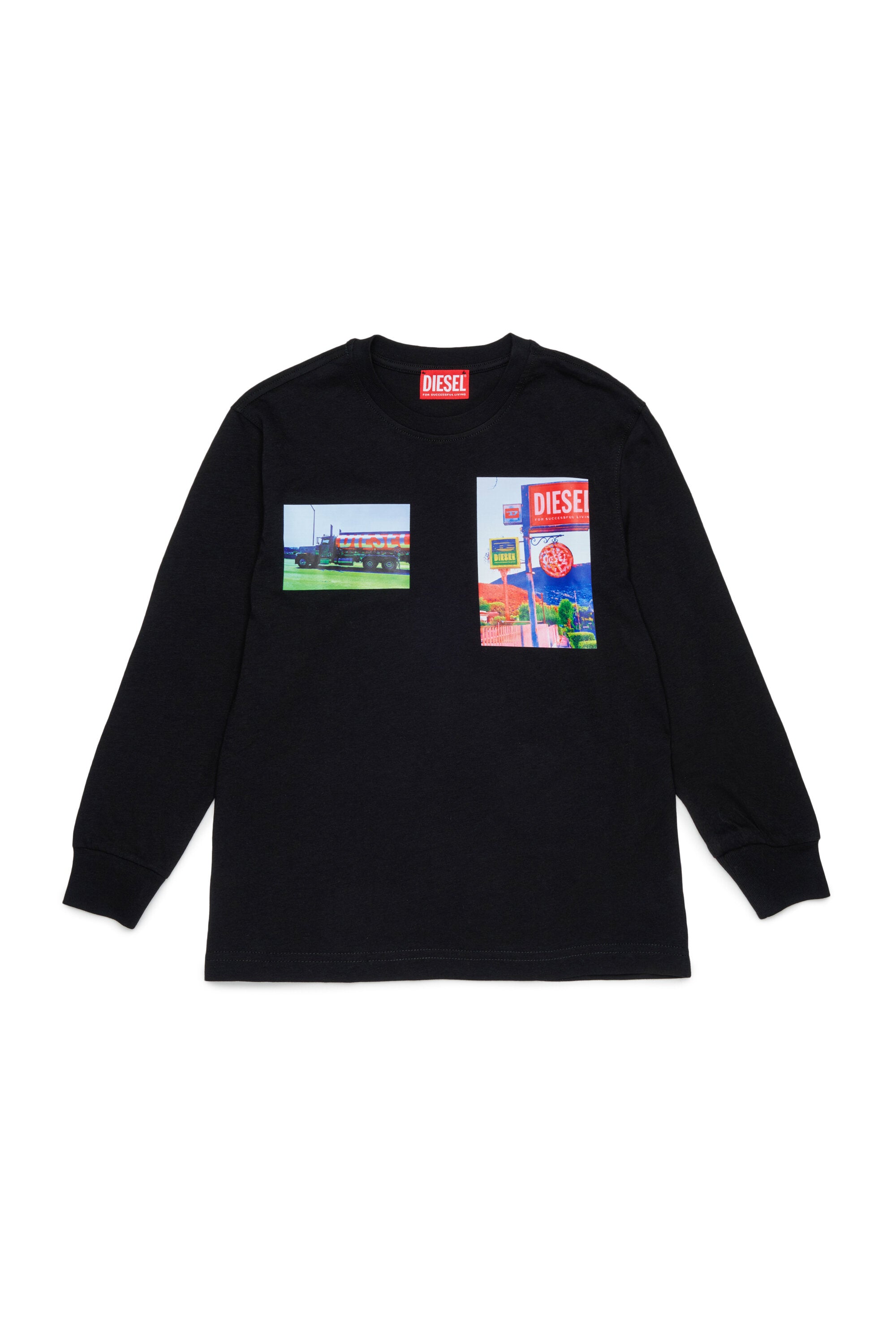 Camiseta de manga larga con logo