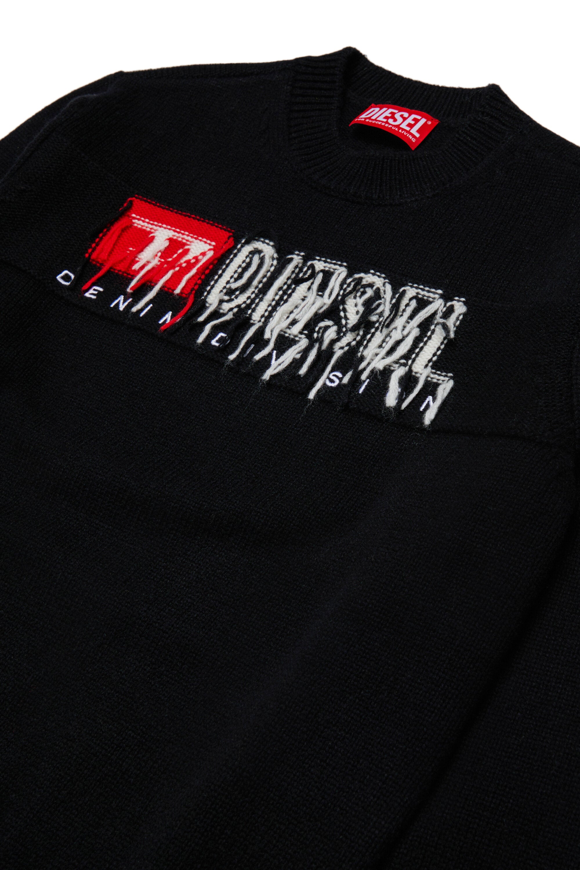 Crew-neck pullover with logo