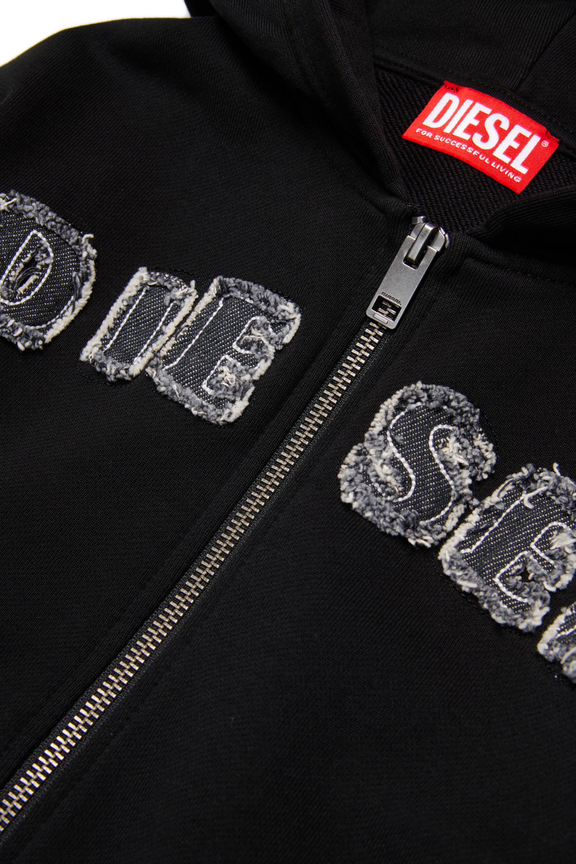 Sudadera con cremallera y logo