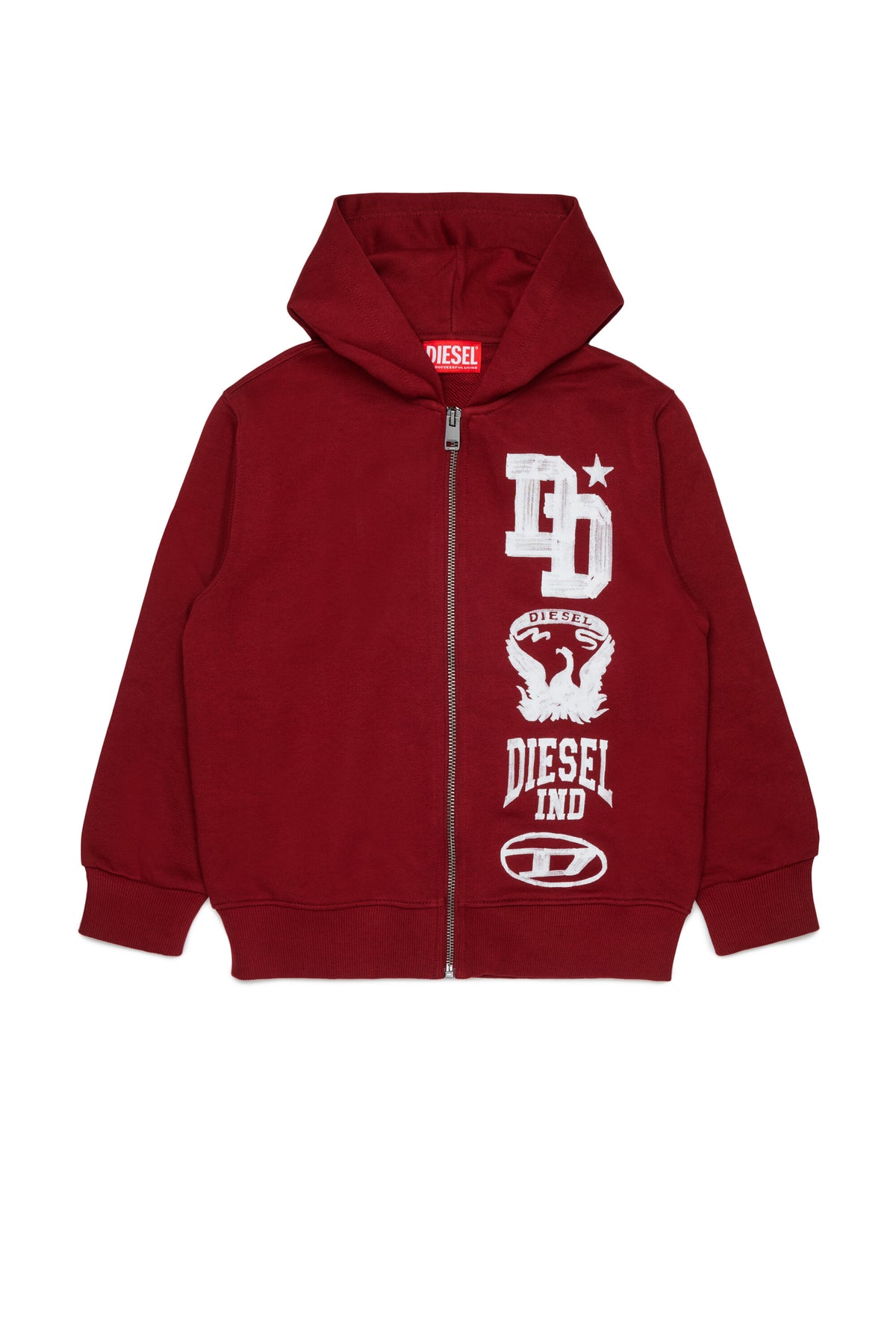 Sudadera con cremallera y logo