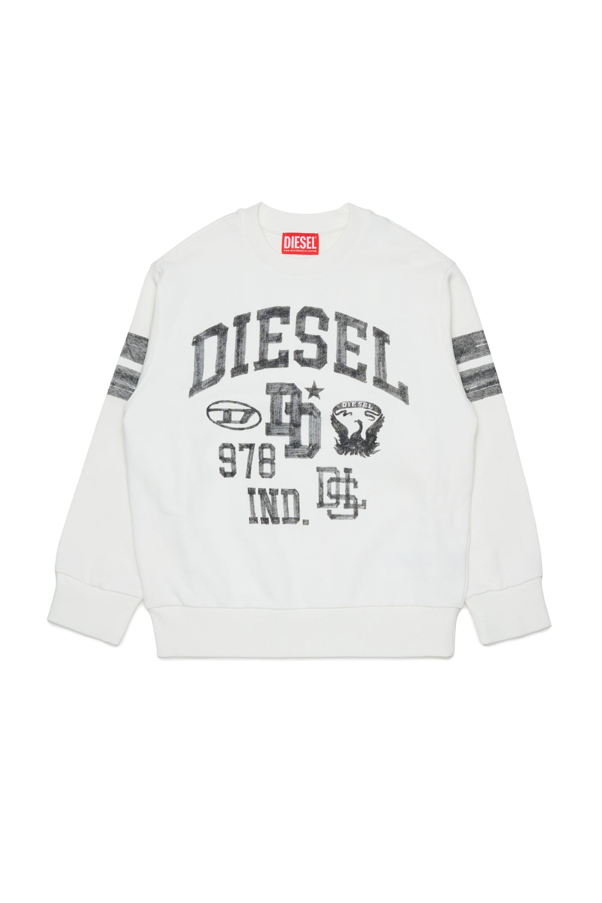 Sudadera de cuello redondo con logo