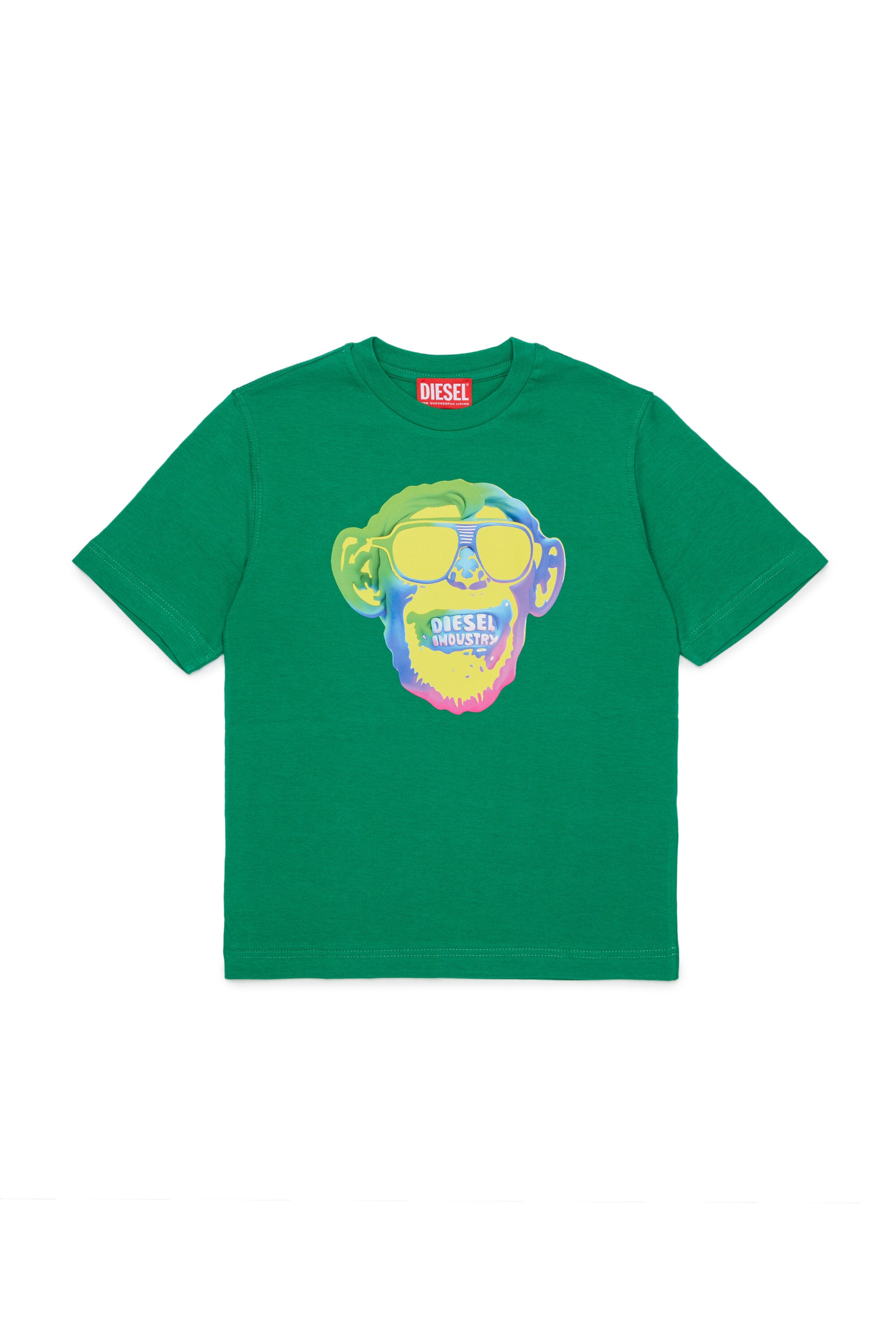 T-shirt with logo and Monkey print