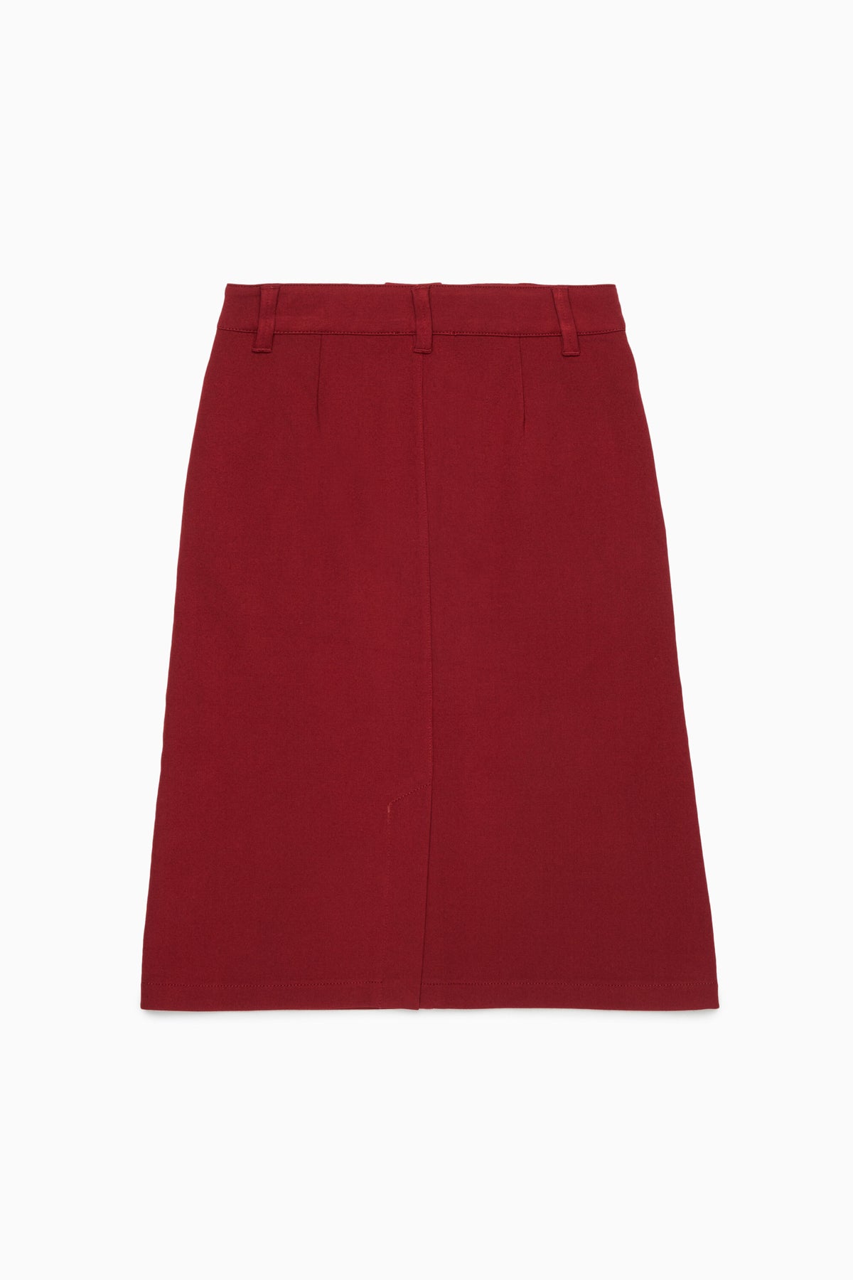 Falda midi con logo