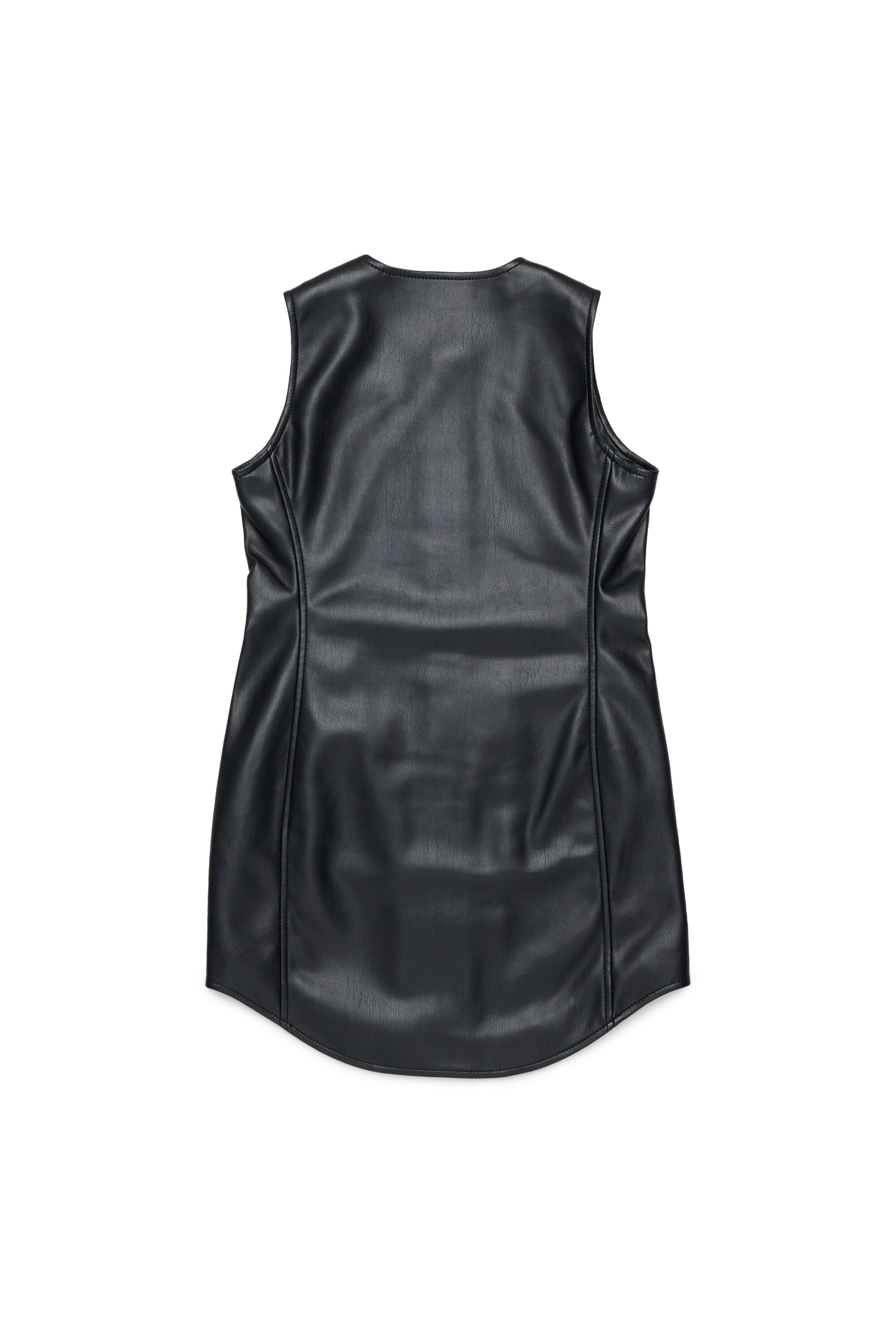 Sleeveless dress with logo