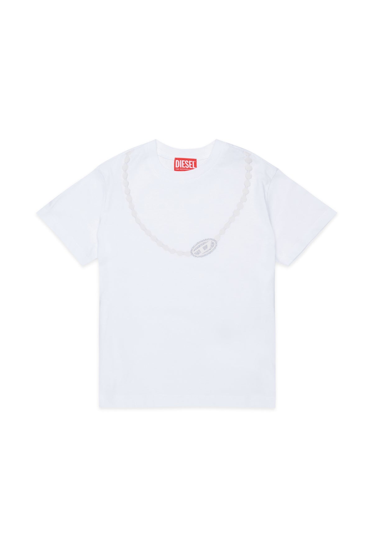 Camiseta de cuello redondo con logo