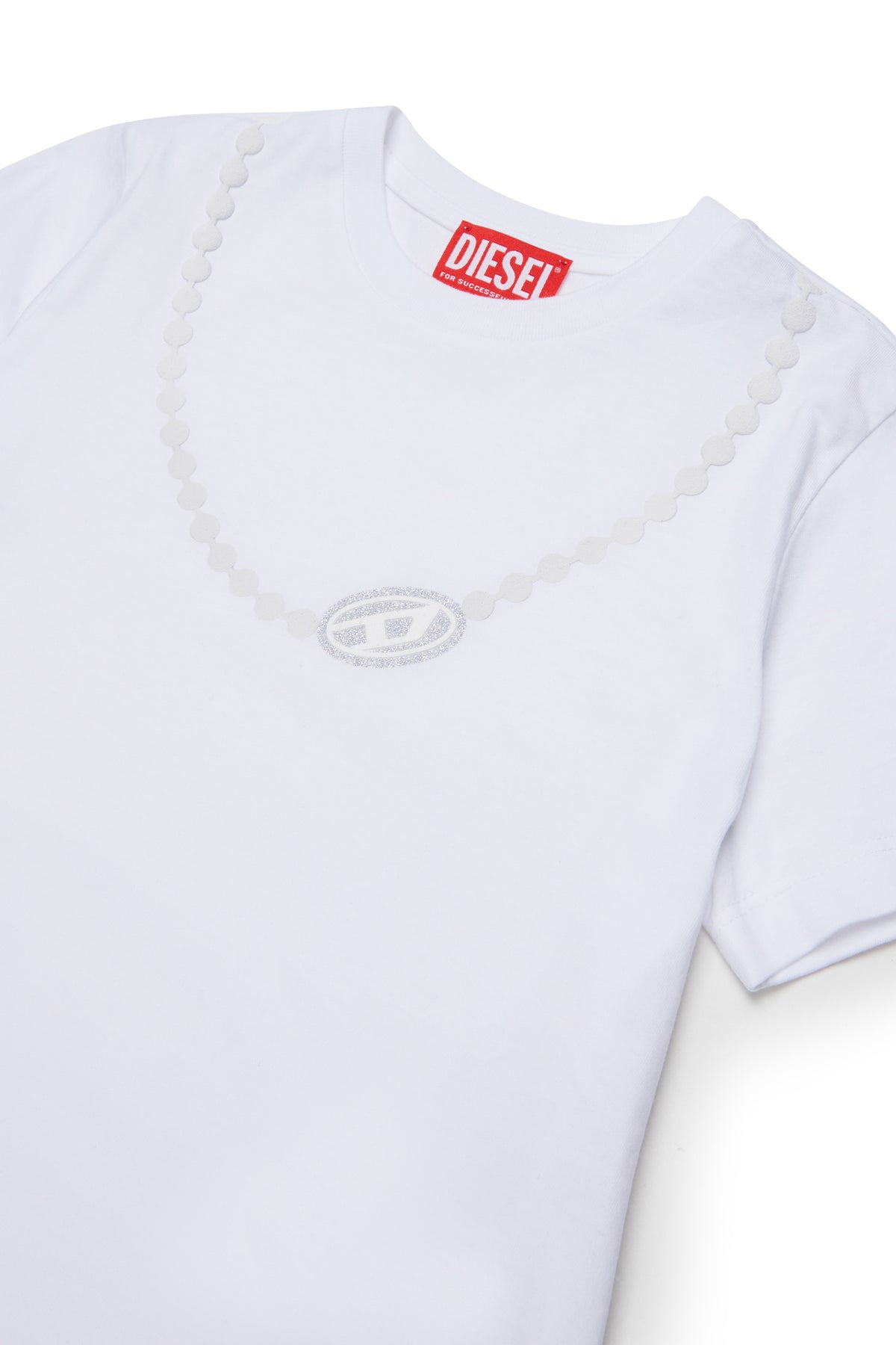 Camiseta de cuello redondo con logo