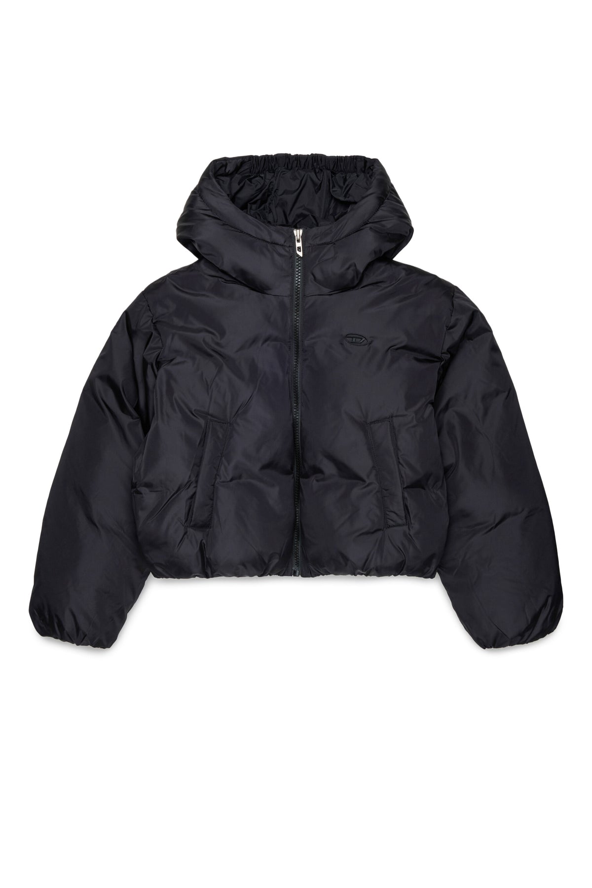 Chaqueta acolchada con logo estampado