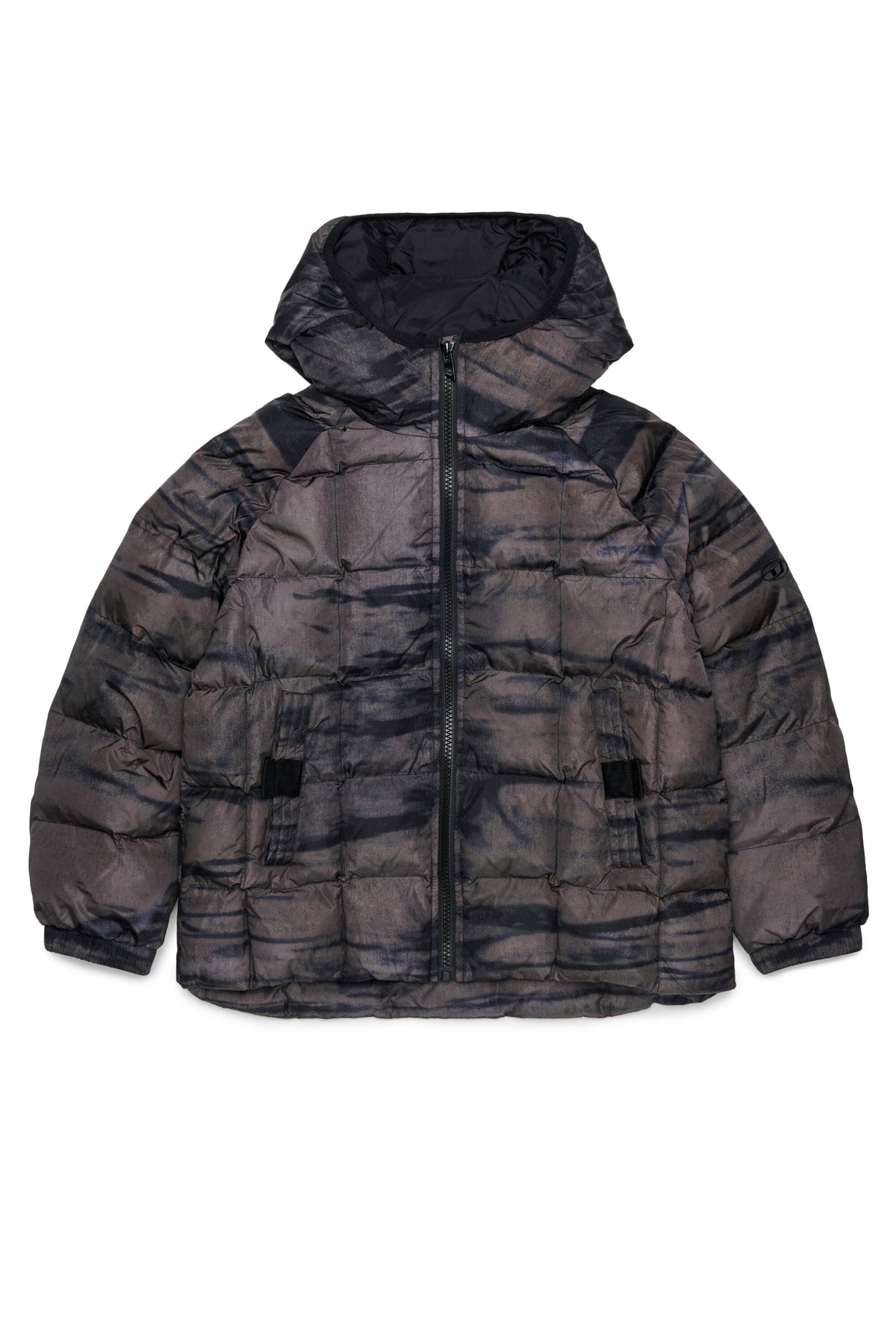 Chaqueta acolchada con logo
